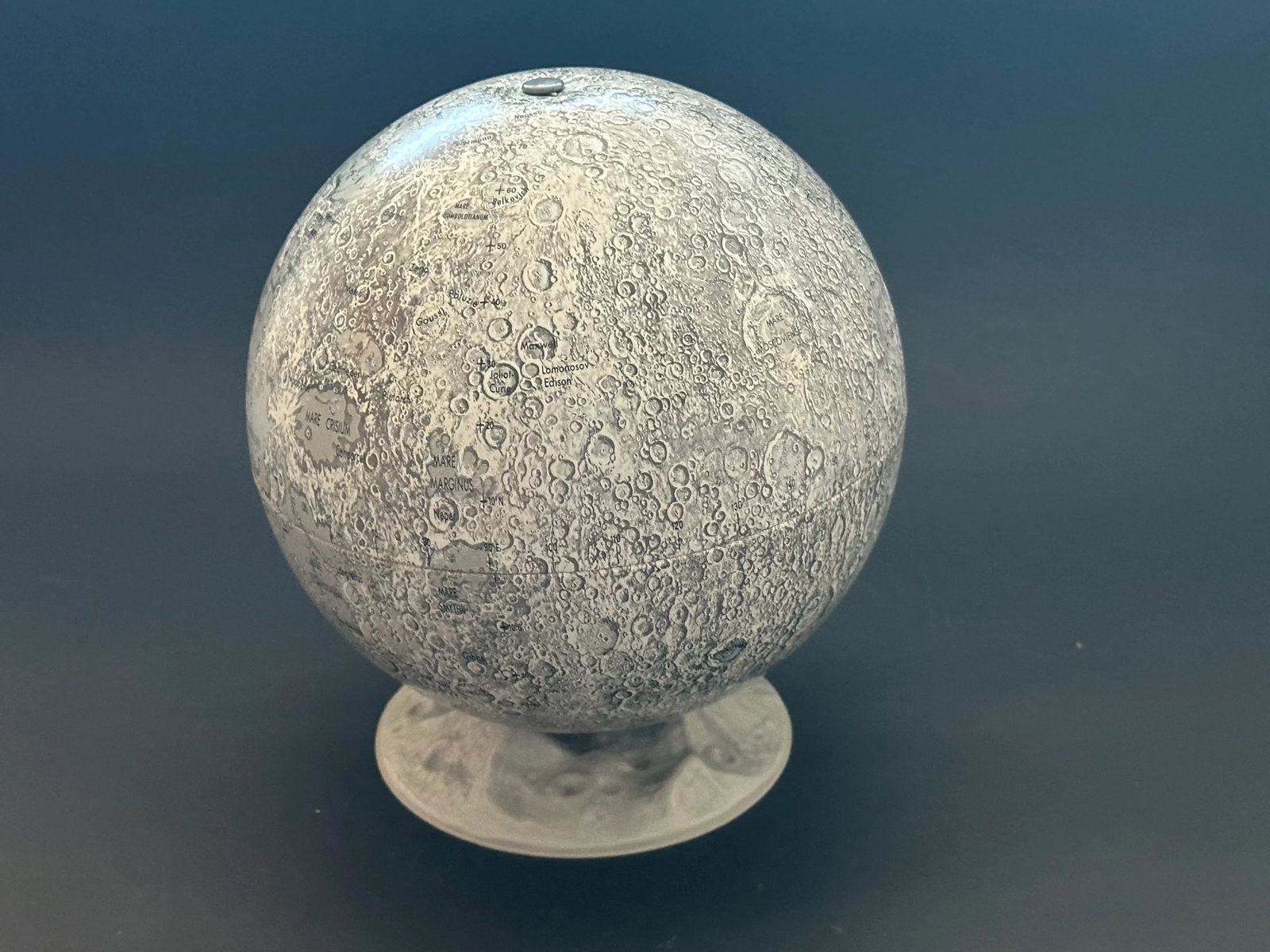 Vintage 1960s Lunar Moon Globe - 3