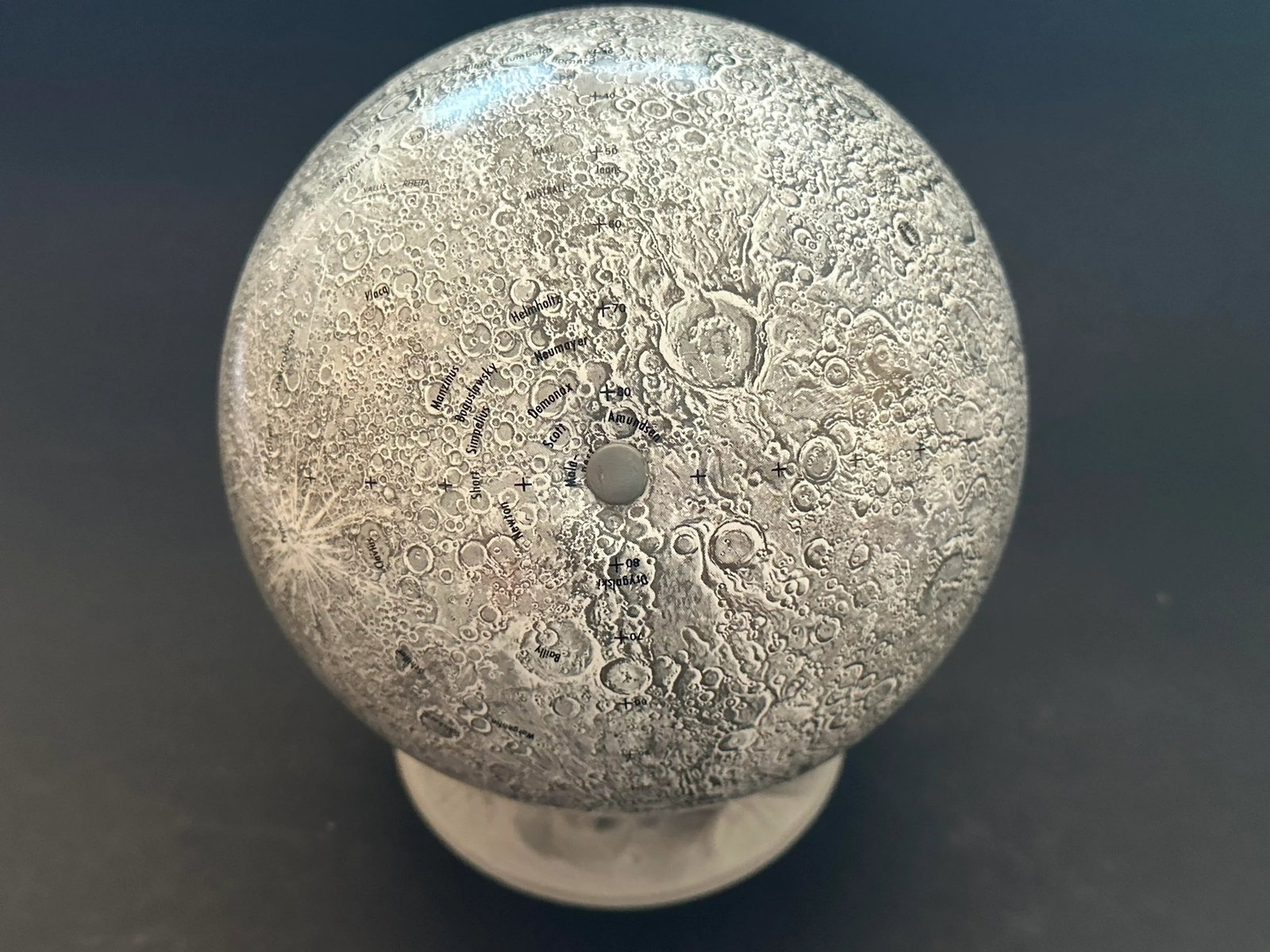 Vintage 1960s Lunar Moon Globe - 4