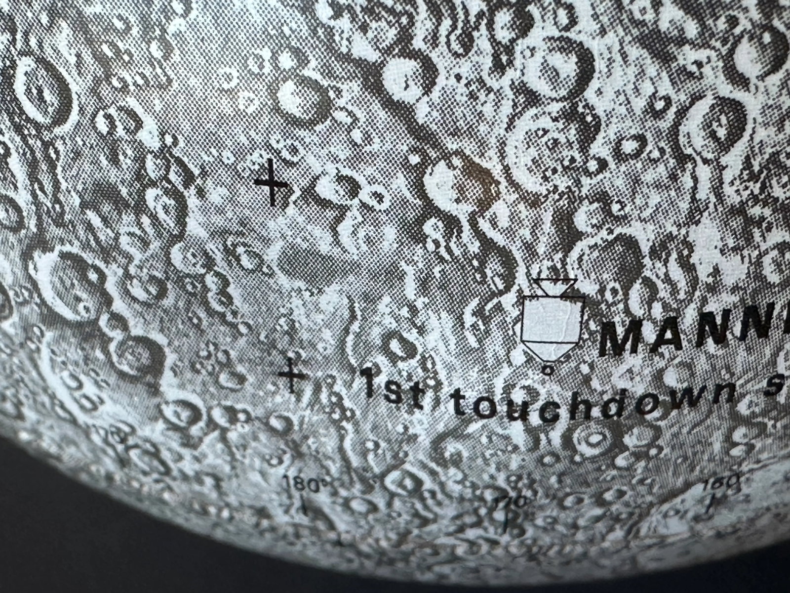 Vintage 1960s Lunar Moon Globe - 5