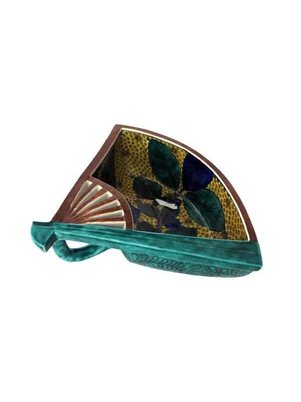 Antique Kutani Fan Shaped Bowl - 3