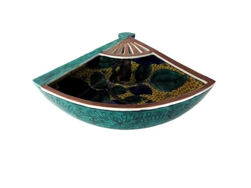 Antique Kutani Fan Shaped Bowl - 5