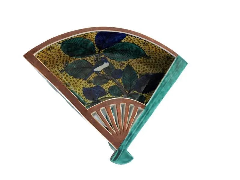 Antique Kutani Fan Shaped Bowl - 6