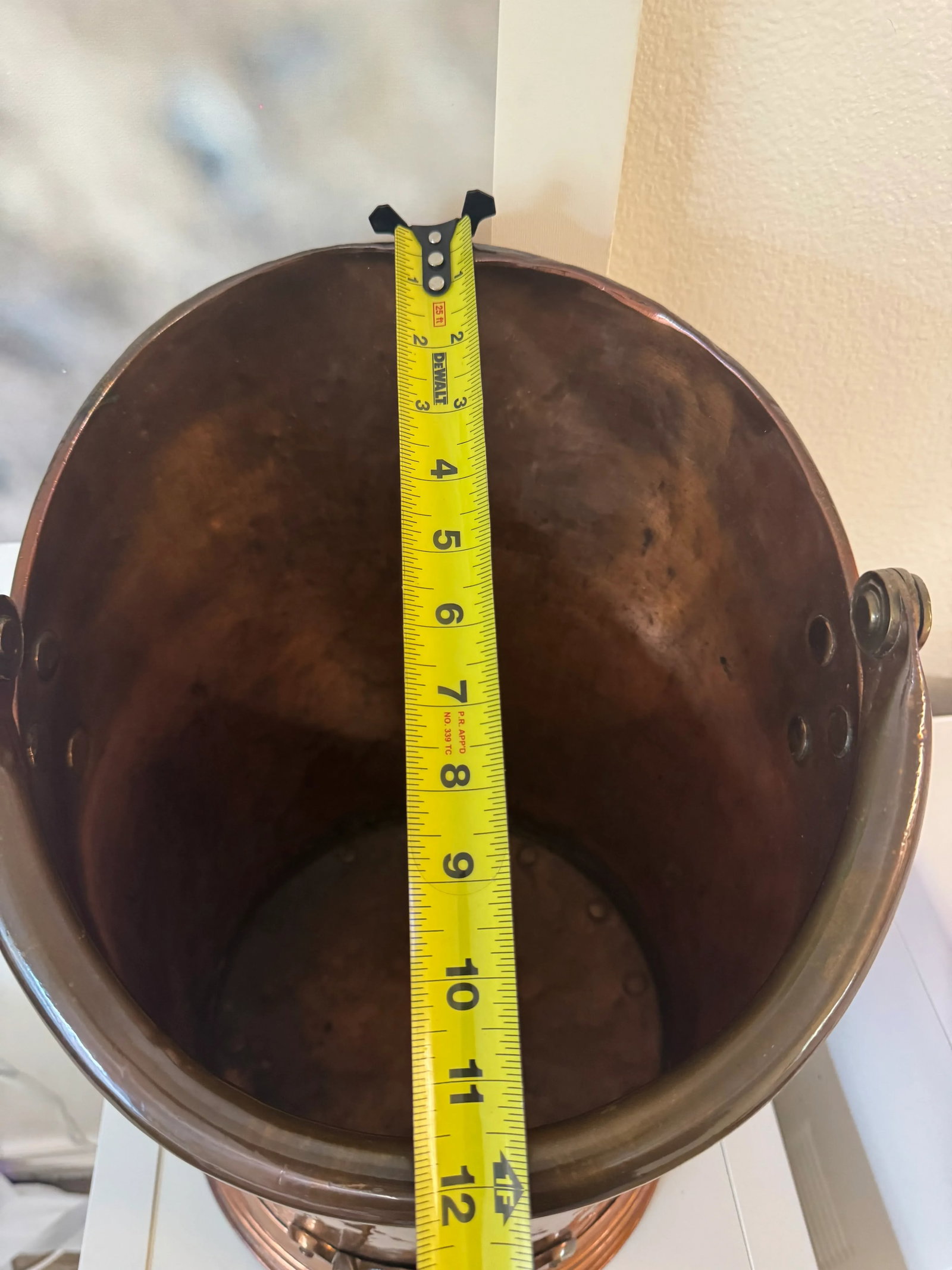 Mid 19th Century English Copper Large Antique Country House Victorian Era Coal Bin - 10