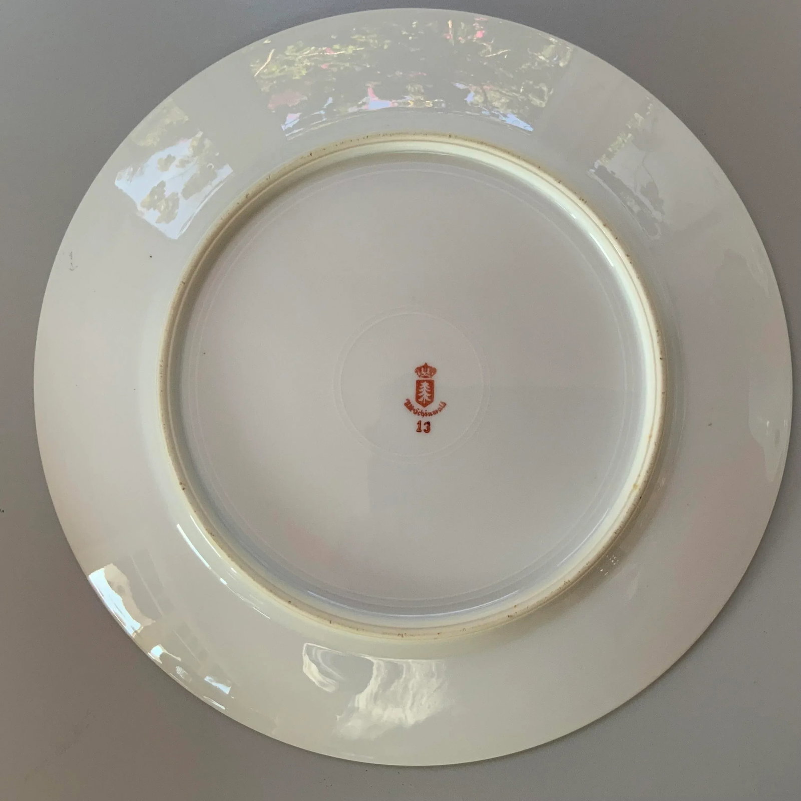 Vintage Alt Schonwald Bavarian Porcelain Fish Dishes- Set of 14 - 10