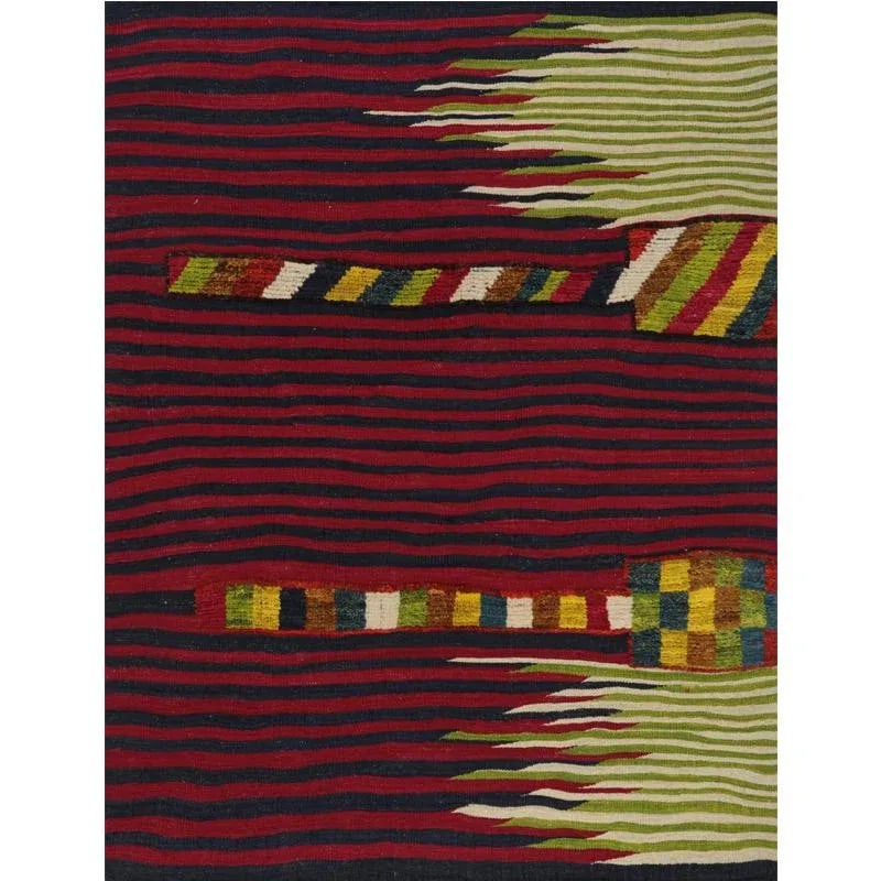Handwoven Scandinavian Style Kilim Area Rug - 4'7" * 5'10'' - 7