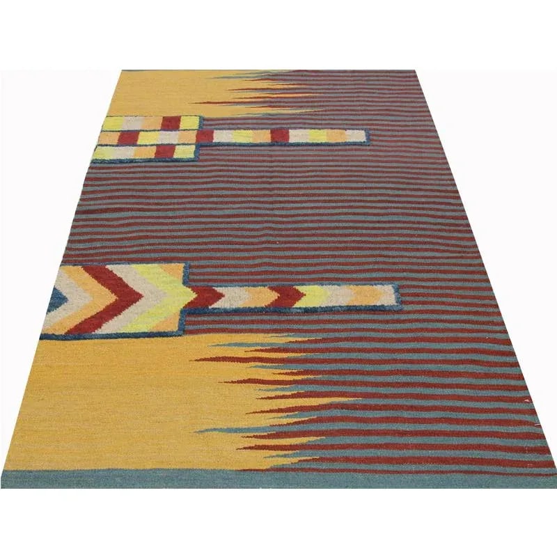 Handwoven Persian Kilim Area Rug 3'10' * 6'8'' - 2