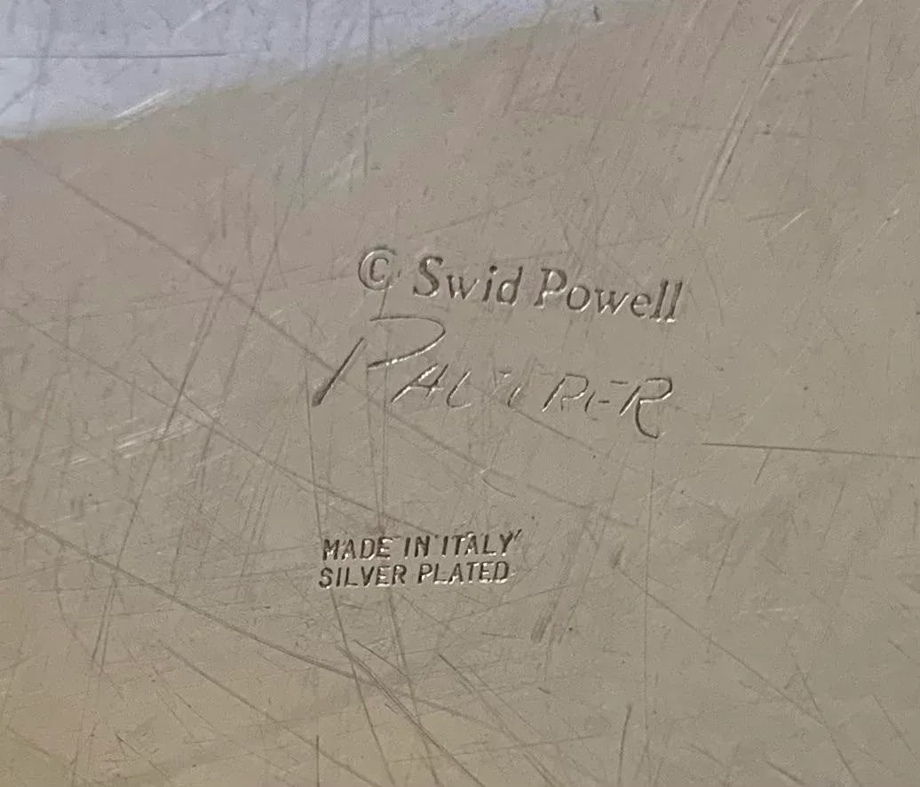 1980s Swid Powell & David Palterer Silverplate Candlestick - 6