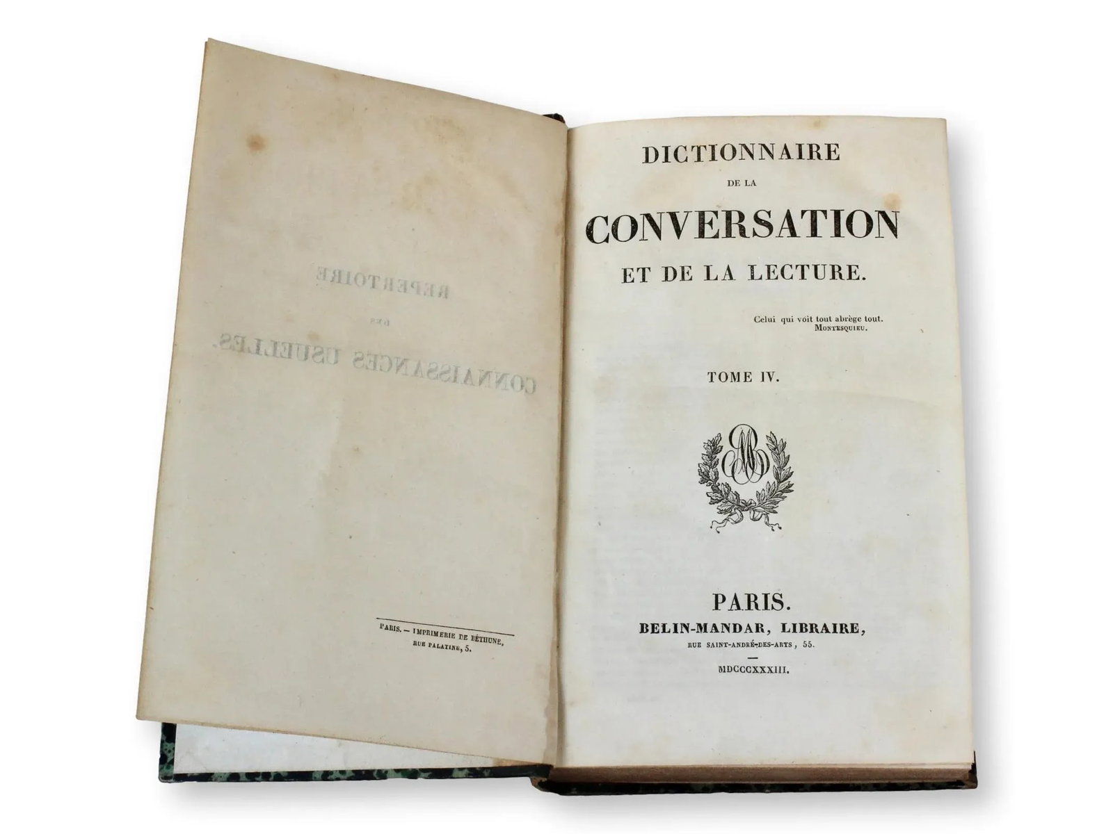 1833 French "Dictionnaire De La Conversation Et De La Lecture" Books, Set of 8 - 4