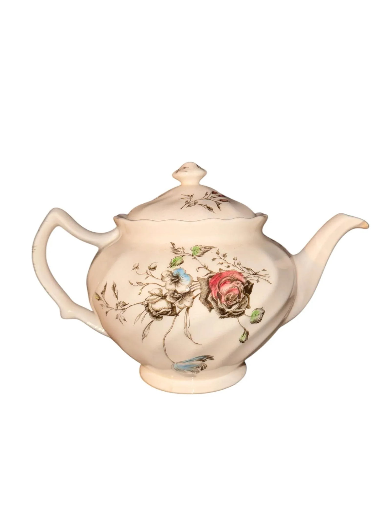 1960s Vintage 'Day in June' Floral Teapot by Johnson Bros. - 5