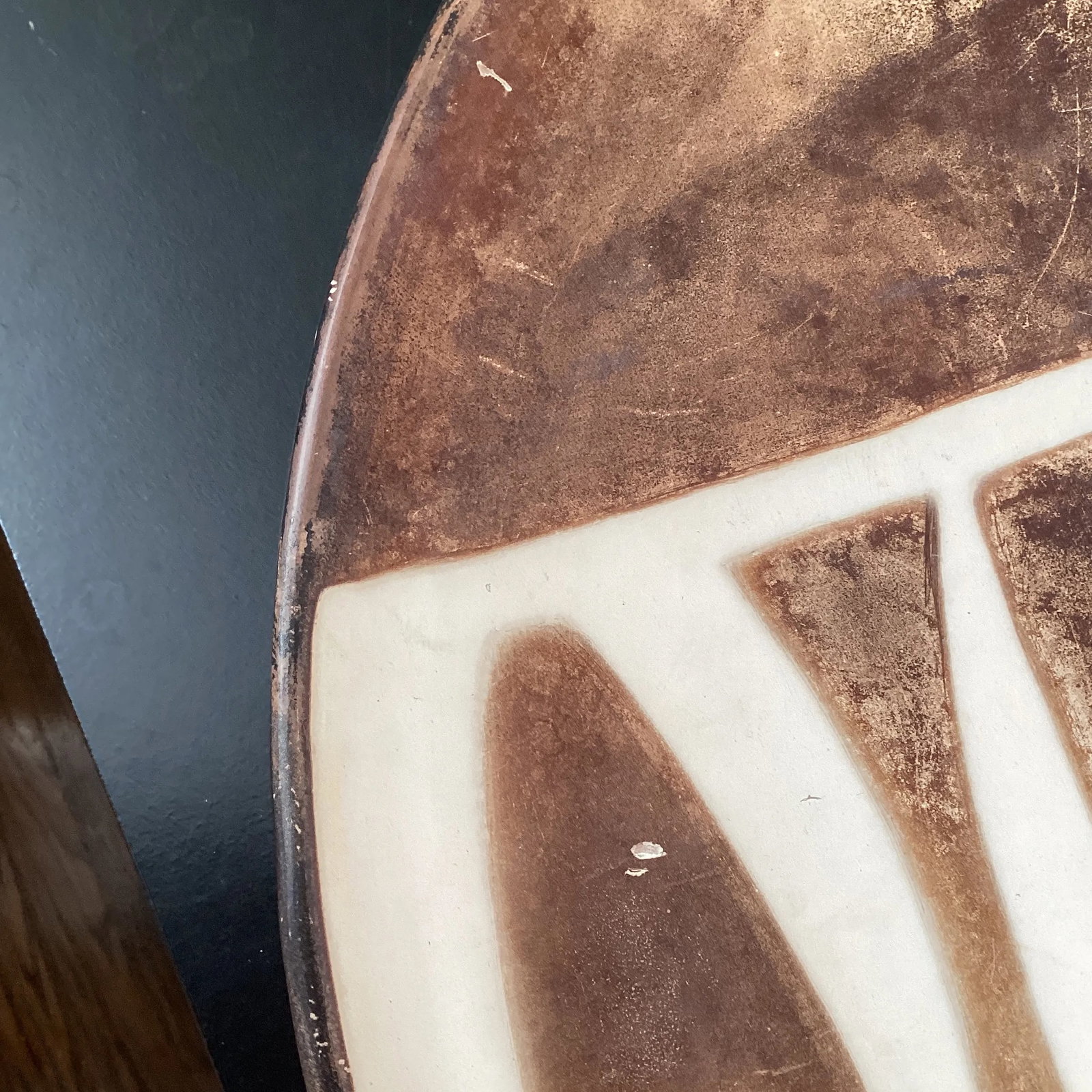Vintage Eclectic Ethnic Extra Large Decorative Bowl - 6