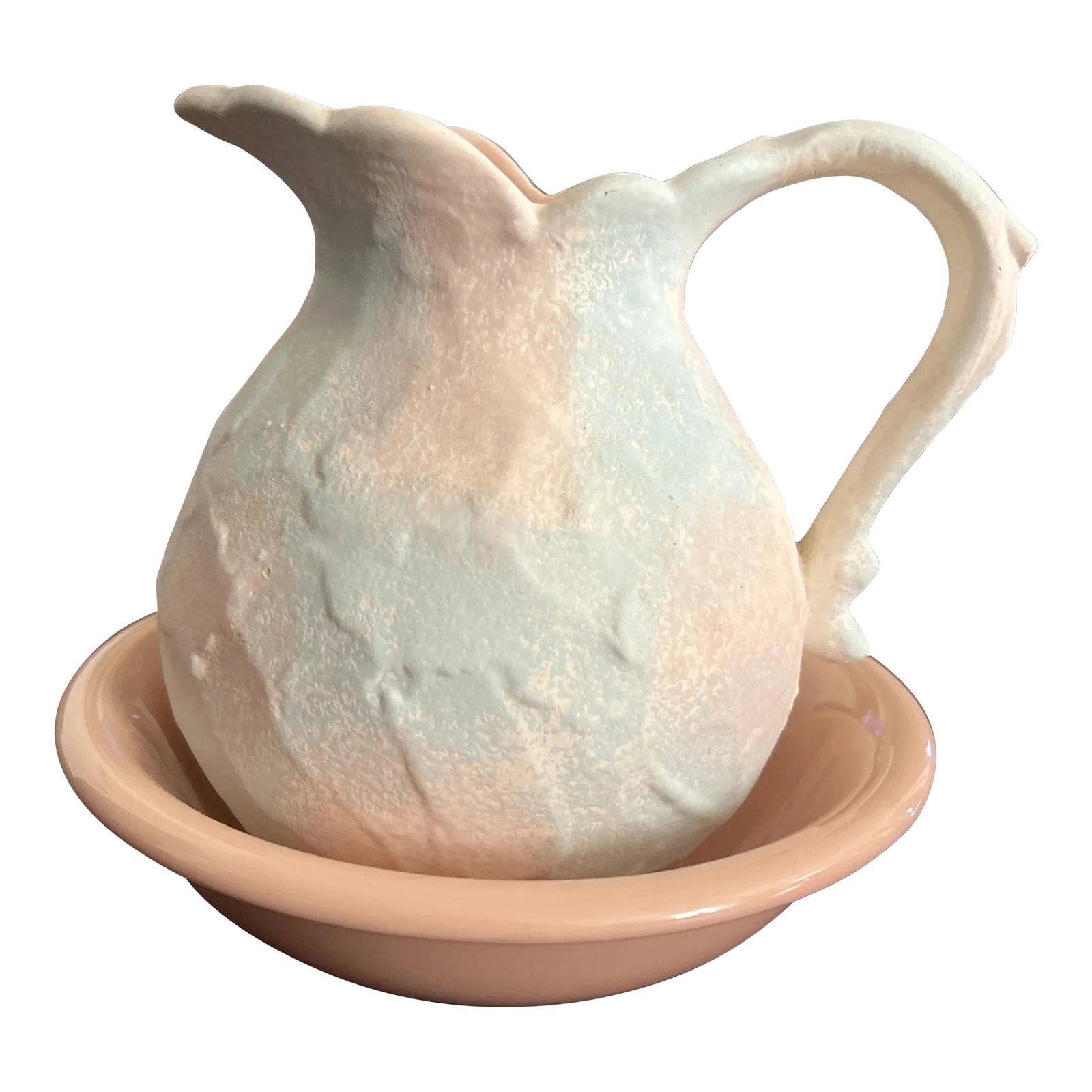 Vintage Ceramic Pitcher & Basin, Hand Decorated Vase (1 of 9)