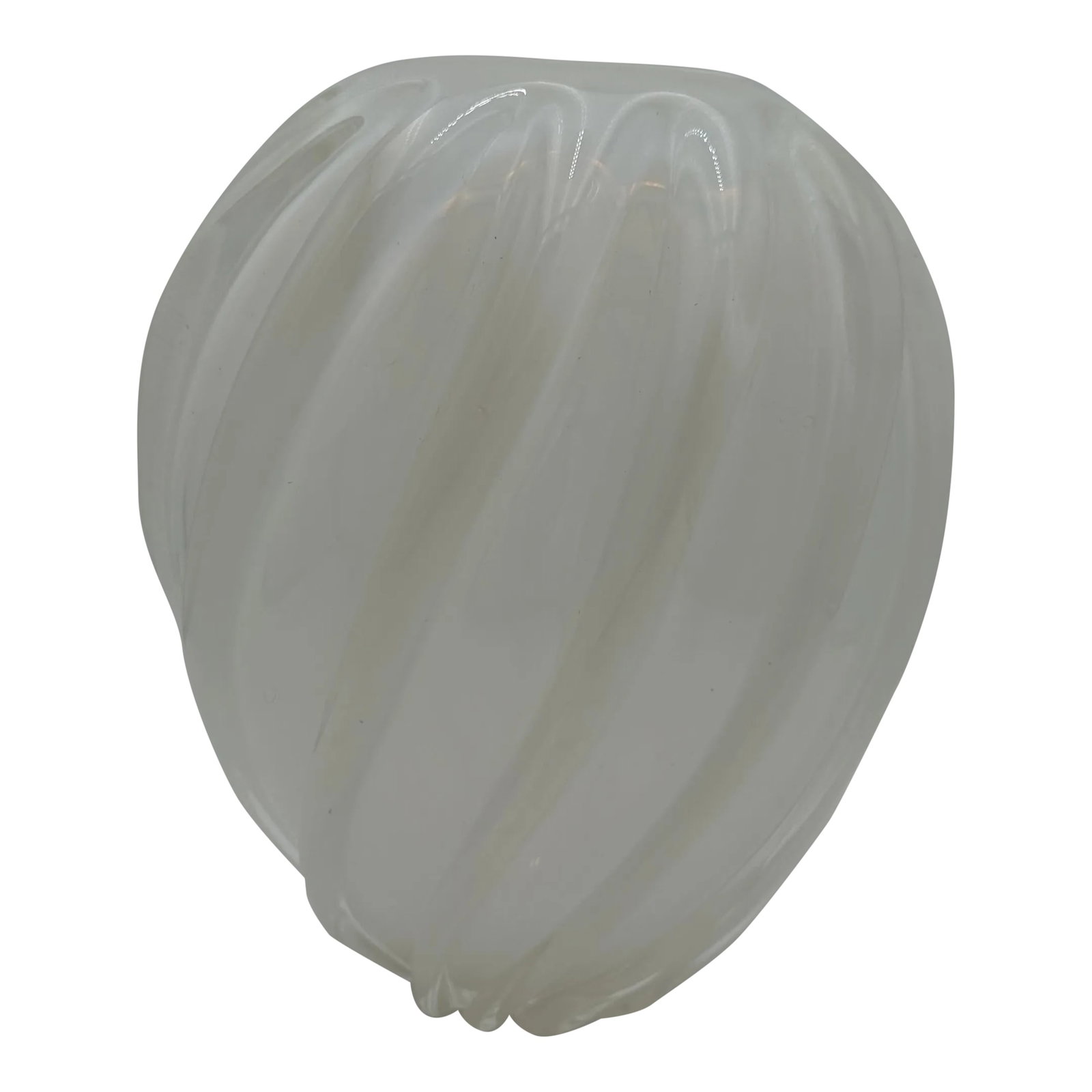 Vintage Mikasa Opalescent Italian Art Swirl Glass Vase Designed by Larry Laslo: Vintage Opalescent Italian Art Swirl Glass Vase Larry Laslo Bottom has some rough spots on the edges of the base. See photo 1980's Larry Laslo for Mikasa Condition: Alterations: Original Condition