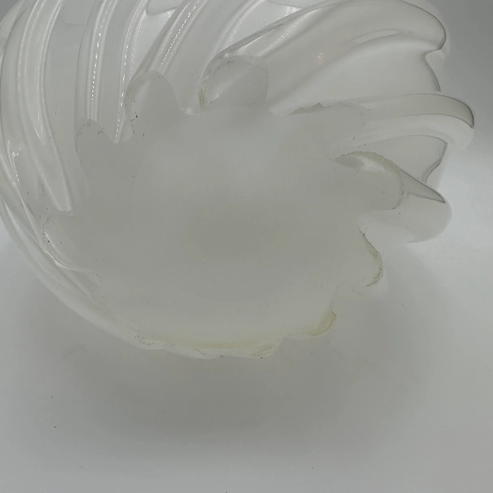 Vintage Mikasa Opalescent Italian Art Swirl Glass Vase Designed by Larry Laslo - 4