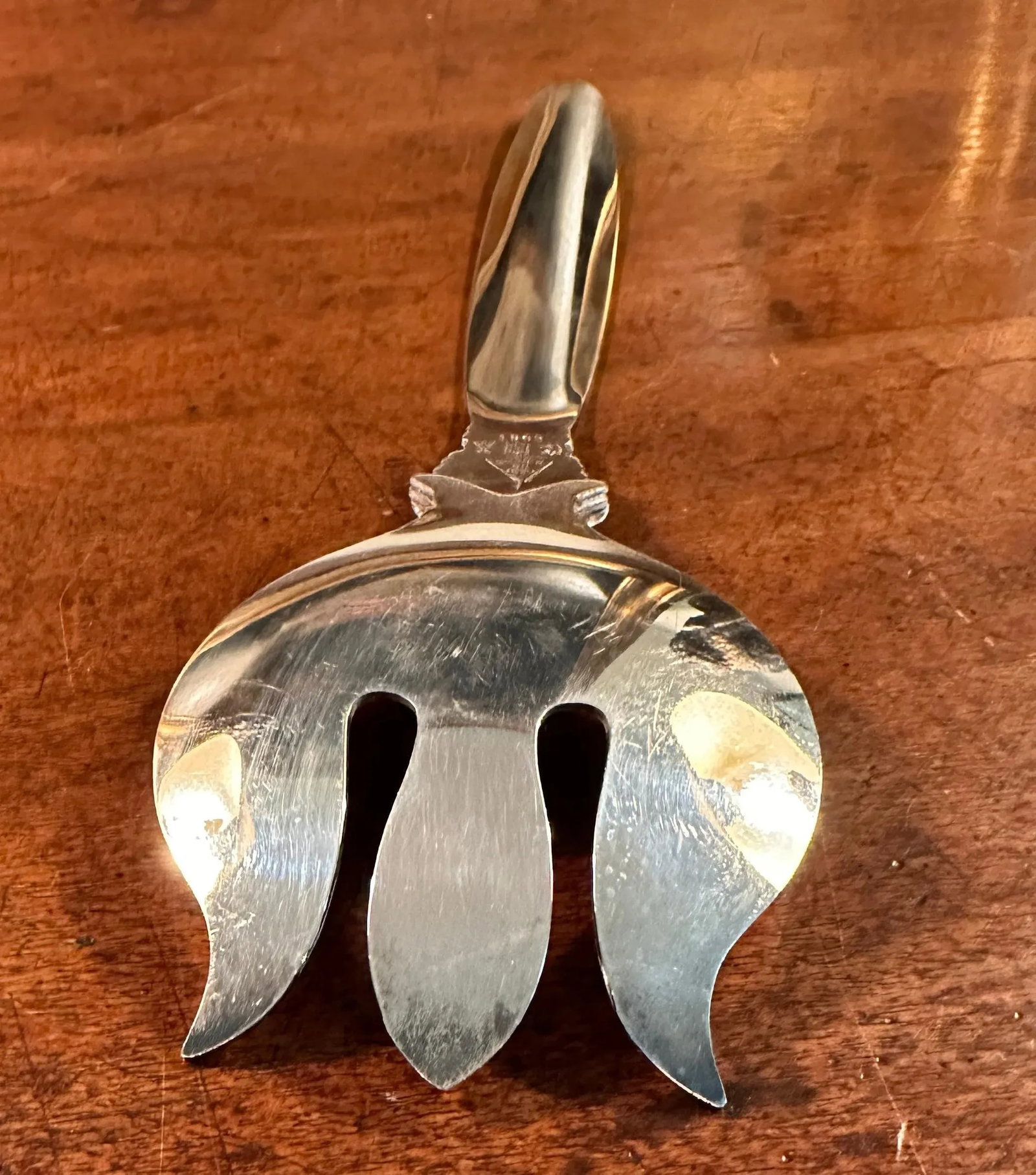 Mid 20th Century Jensen Style Serving Spoons- a Pair - 6