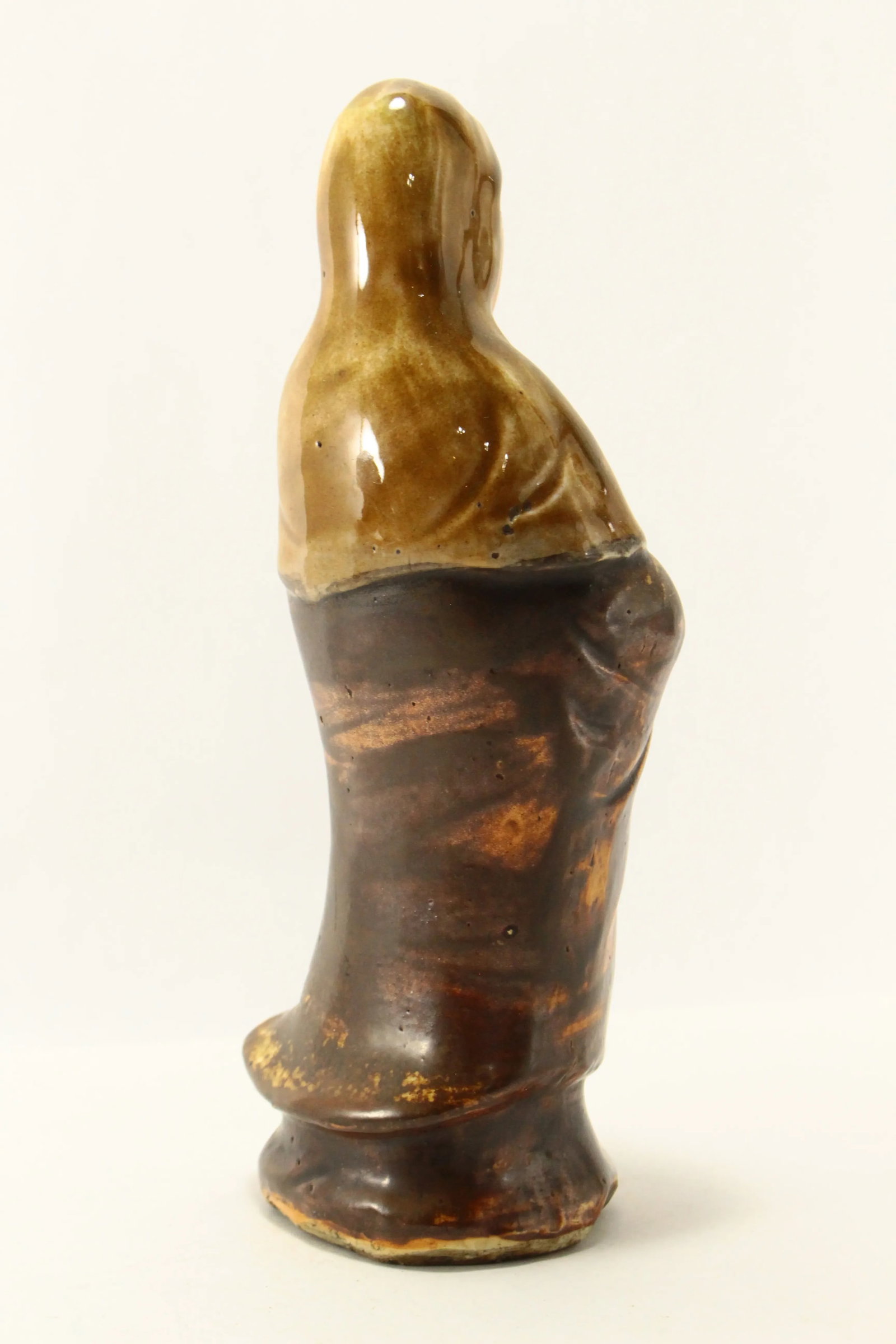19th Century Joseon Dynasty Korean Ceramic Guanyin / Quan Yin / Gwan-Eum Figurine - 7