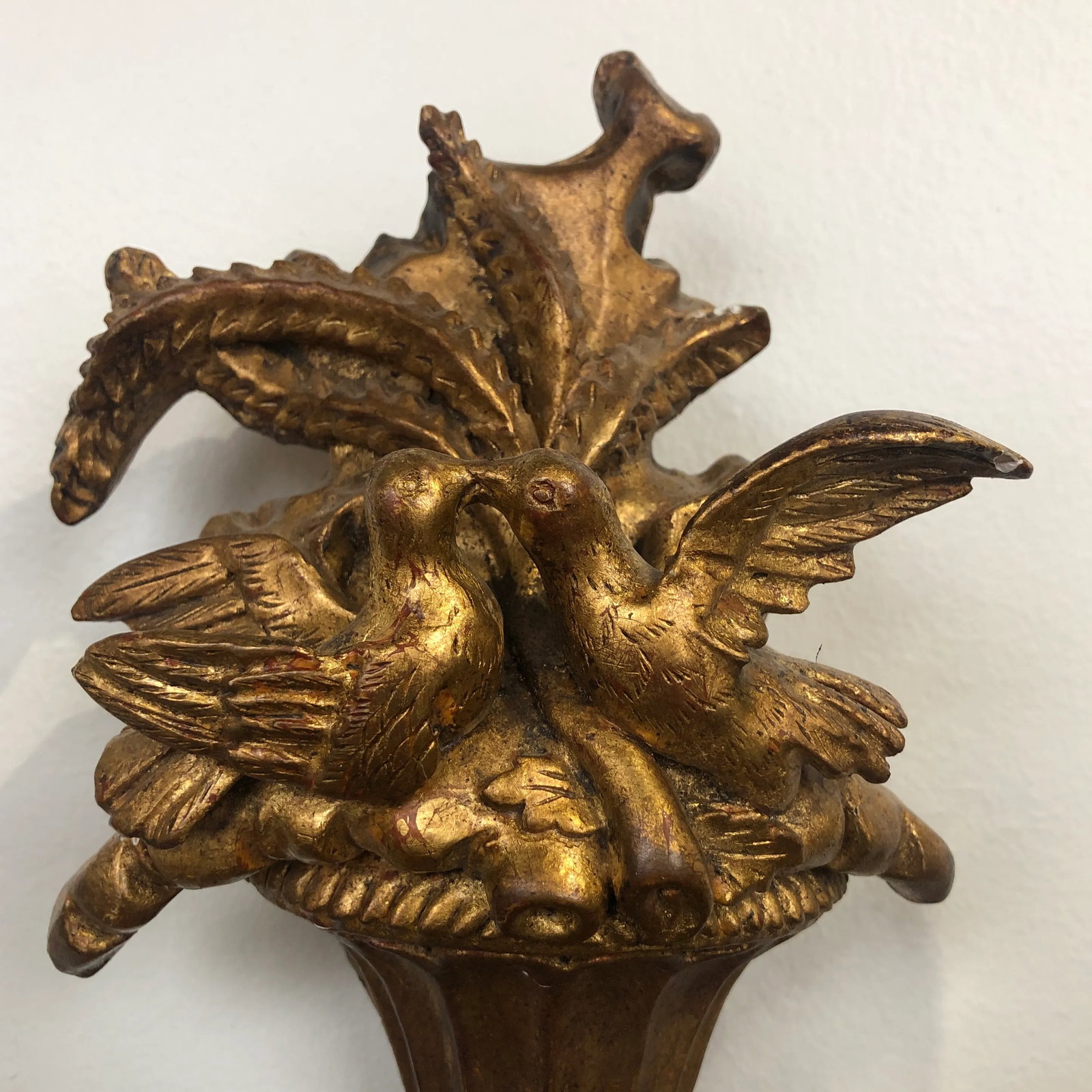 Pair of Traditional Italian Hand-Carved Light Sconce - 7