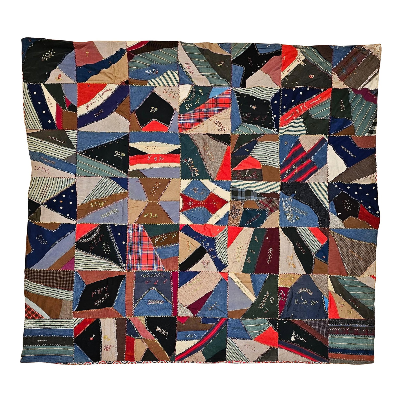 Late 19th Century Crazy Quilt (1 of 12)