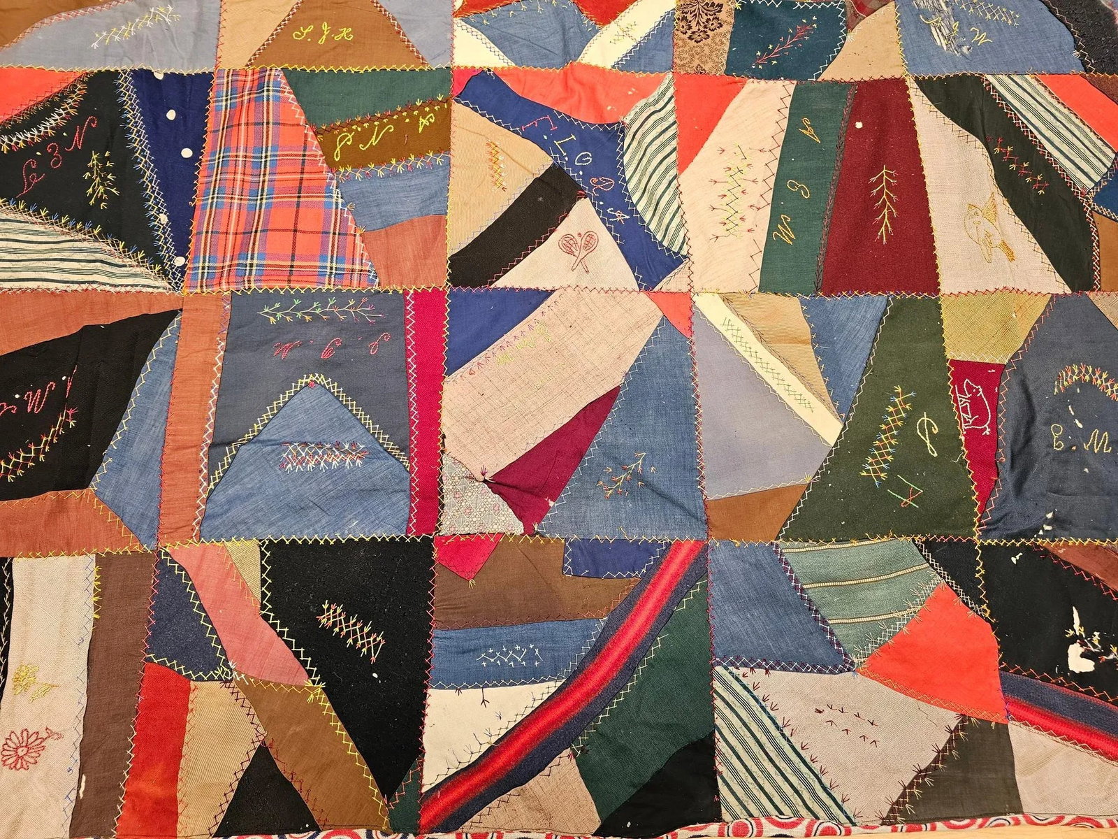 Late 19th Century Crazy Quilt - 2