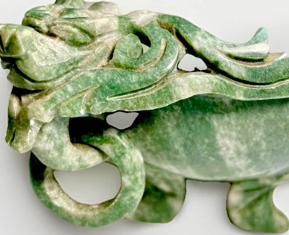 Spinach Jade Incense Burner, Marriage Bowl - 4