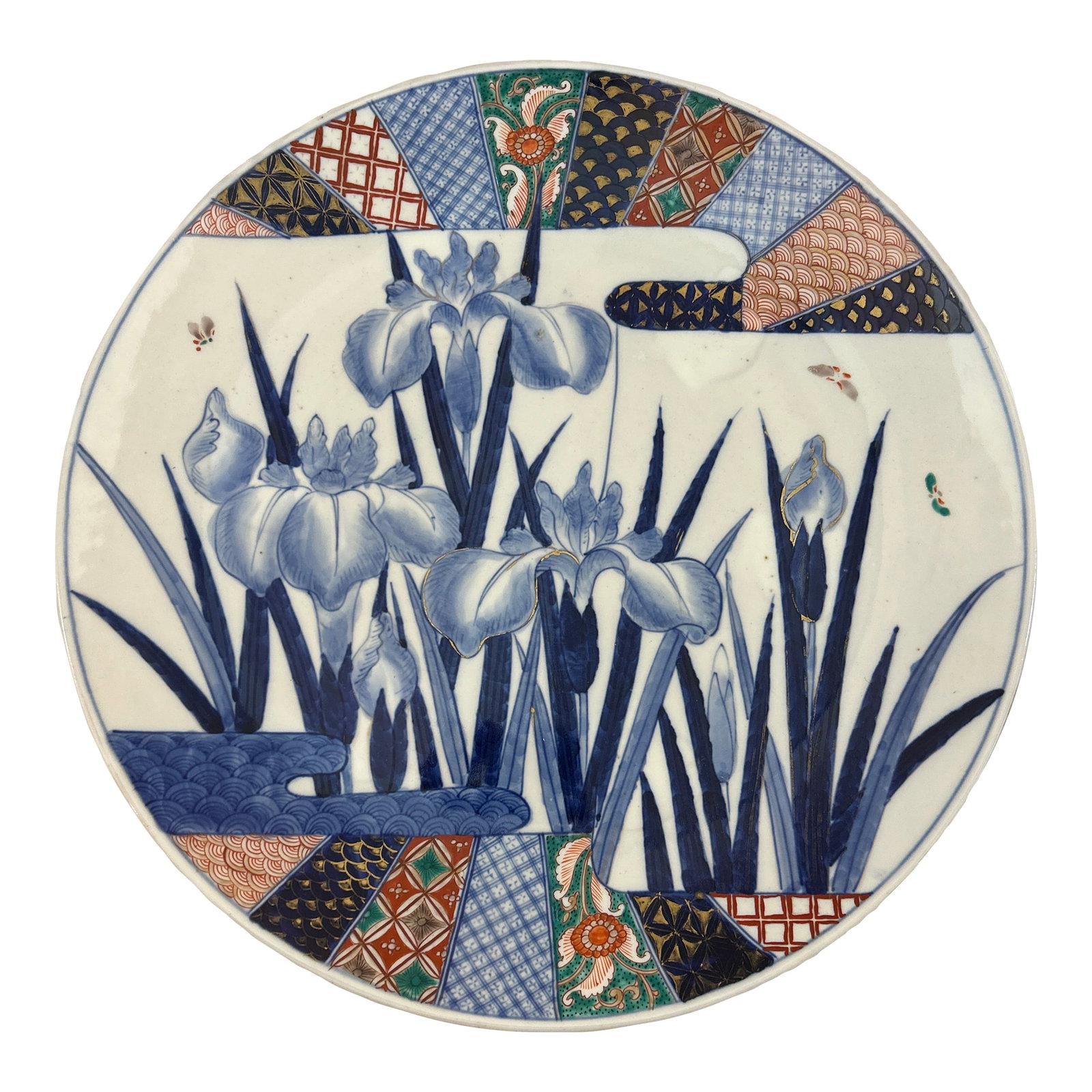 Large Porcelain - Ceramic Multi Colored Landscape Platter (1 of 12)