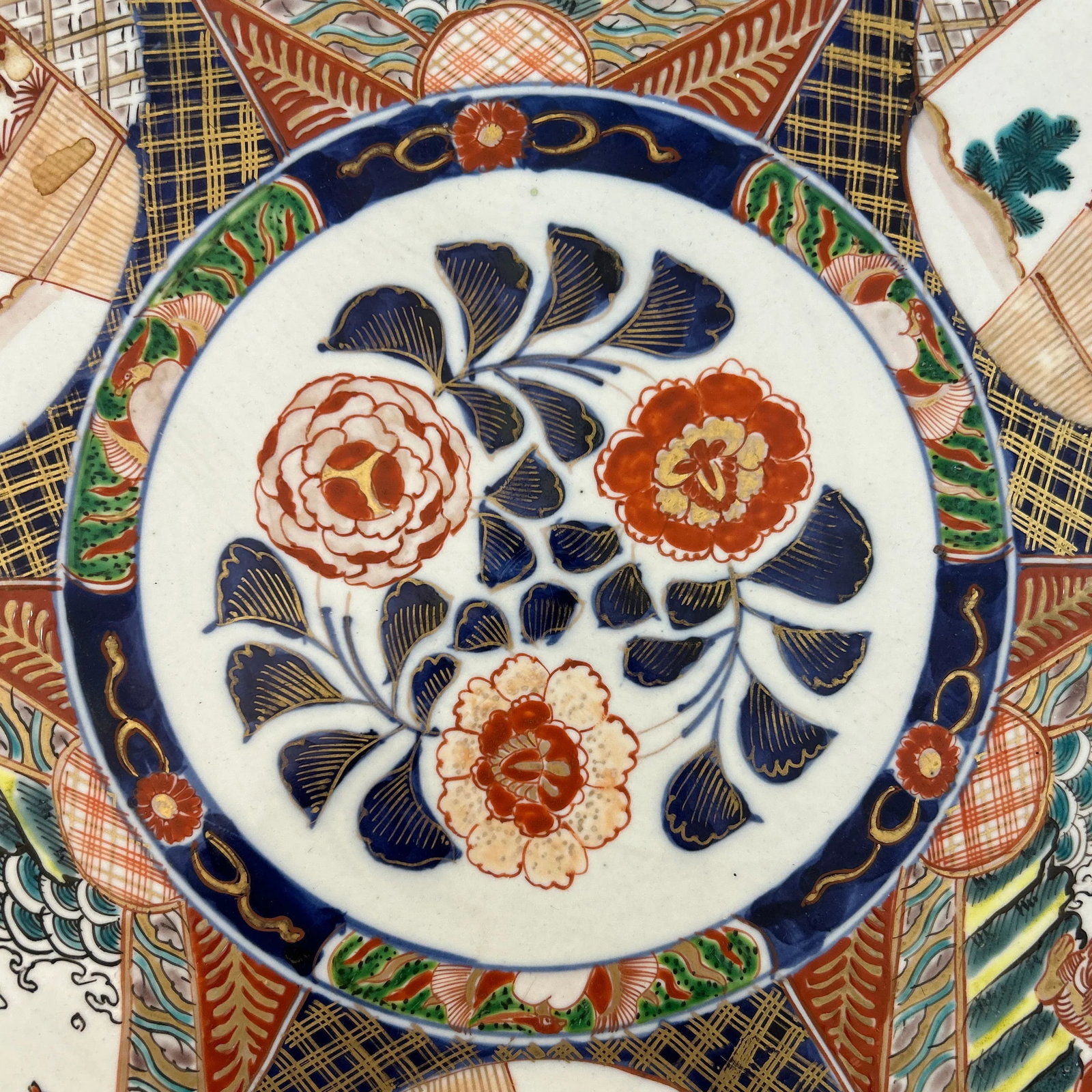 Asian Large Ceramic Platter - 2