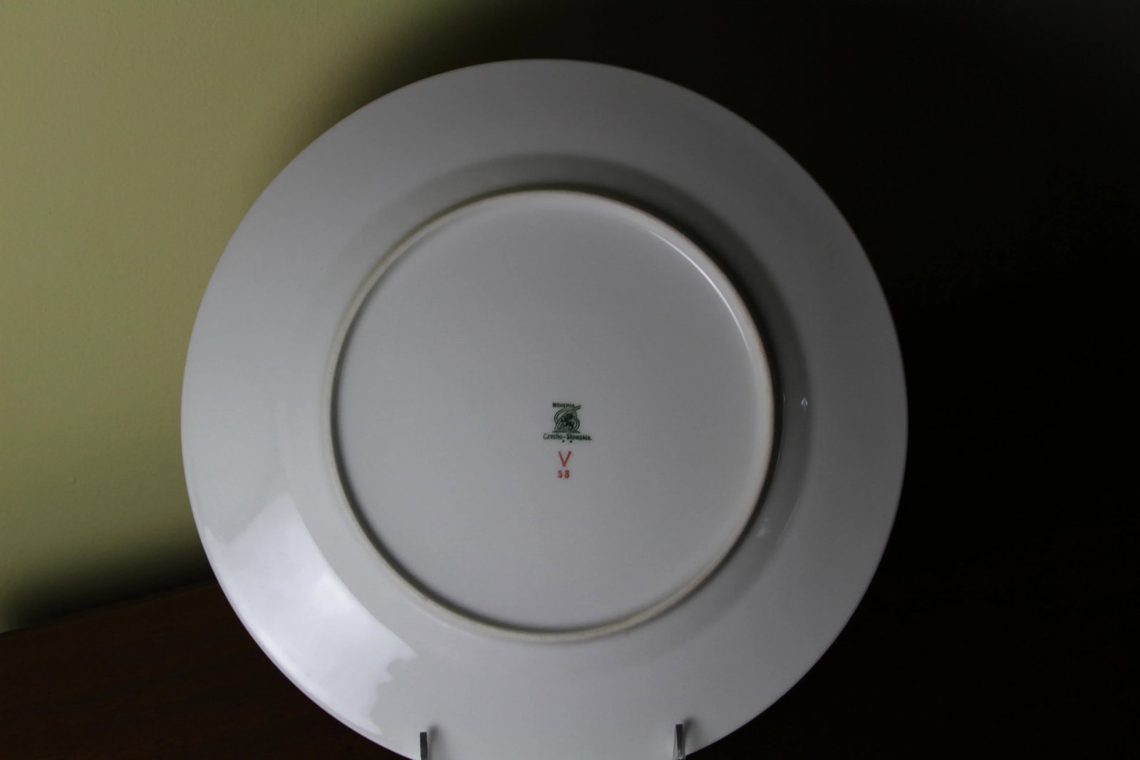 1960's Vintage Brigitta Dinner Plates with Gold Rim & Floral Design- Set of 10 - 12