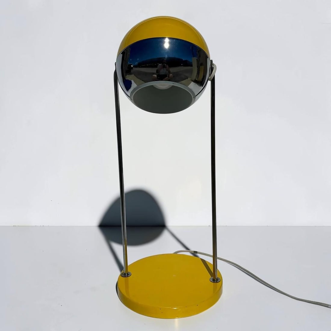 1970s Sonneman Style Atomic Eyeball Table Lamp - 5