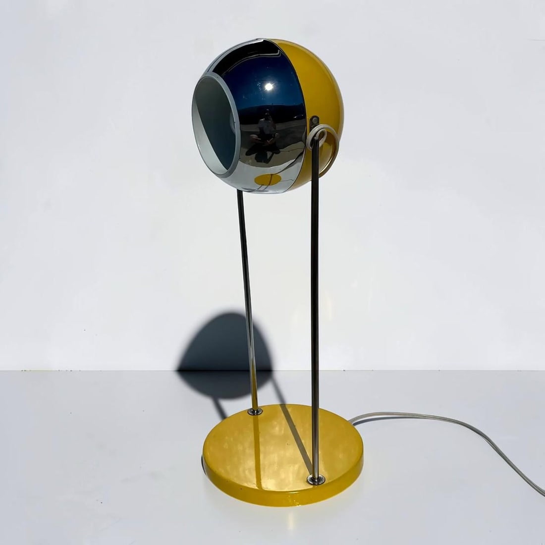 1970s Sonneman Style Atomic Eyeball Table Lamp - 6