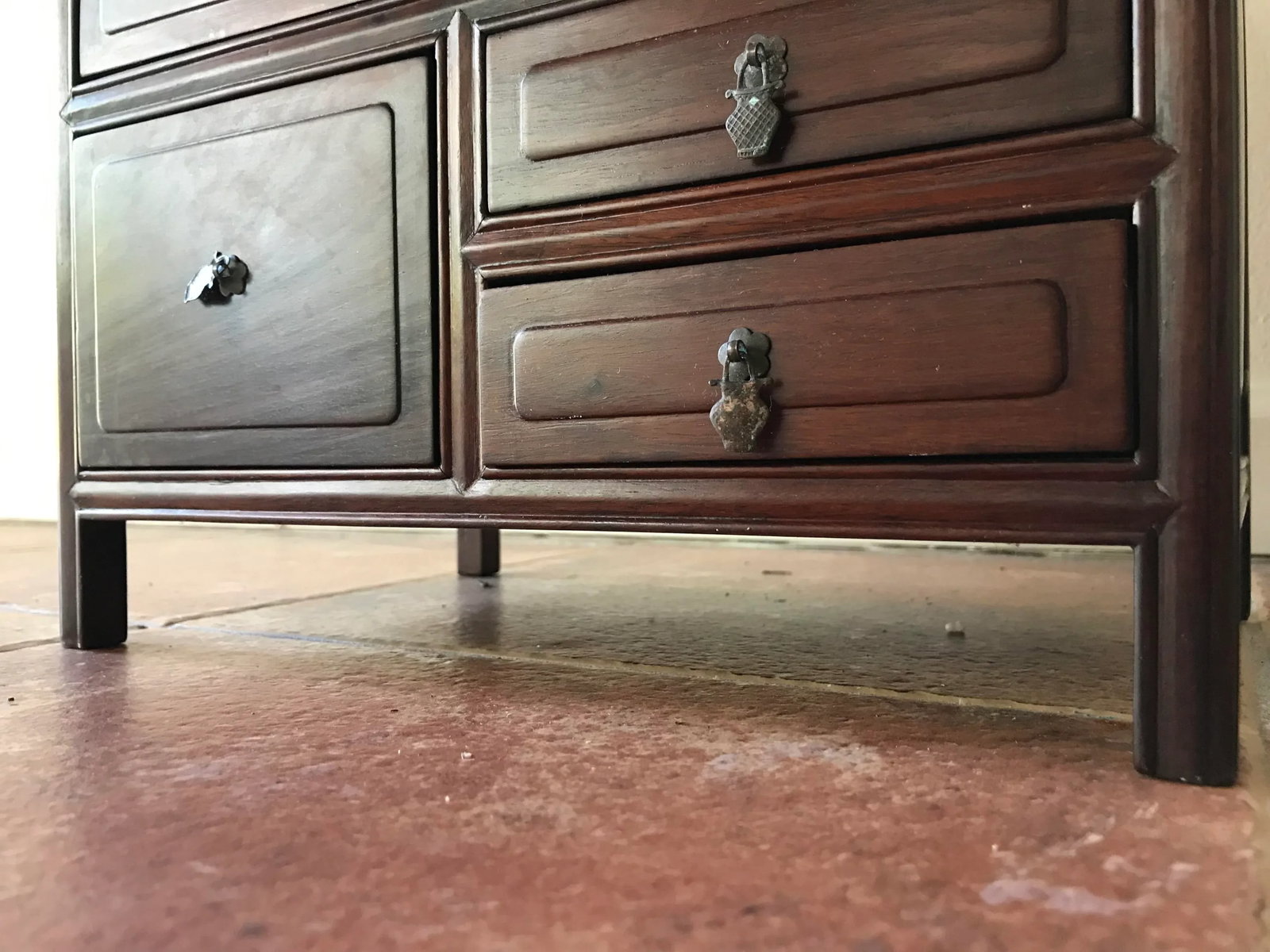 Rosewood Box With Drawers - 4