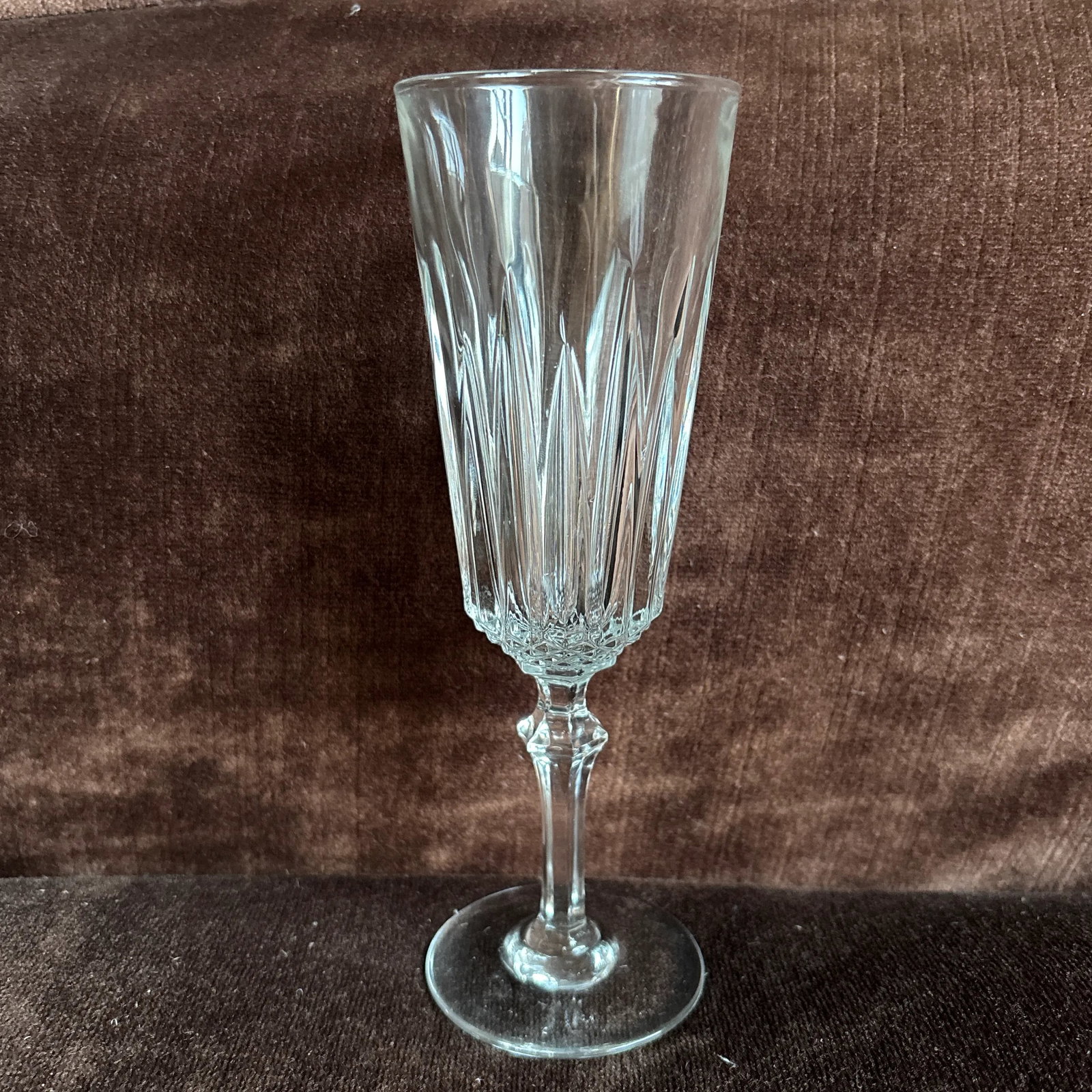 French Antique Crystal Wine Glasses and Champagne Flutes - Set of 28 - 3