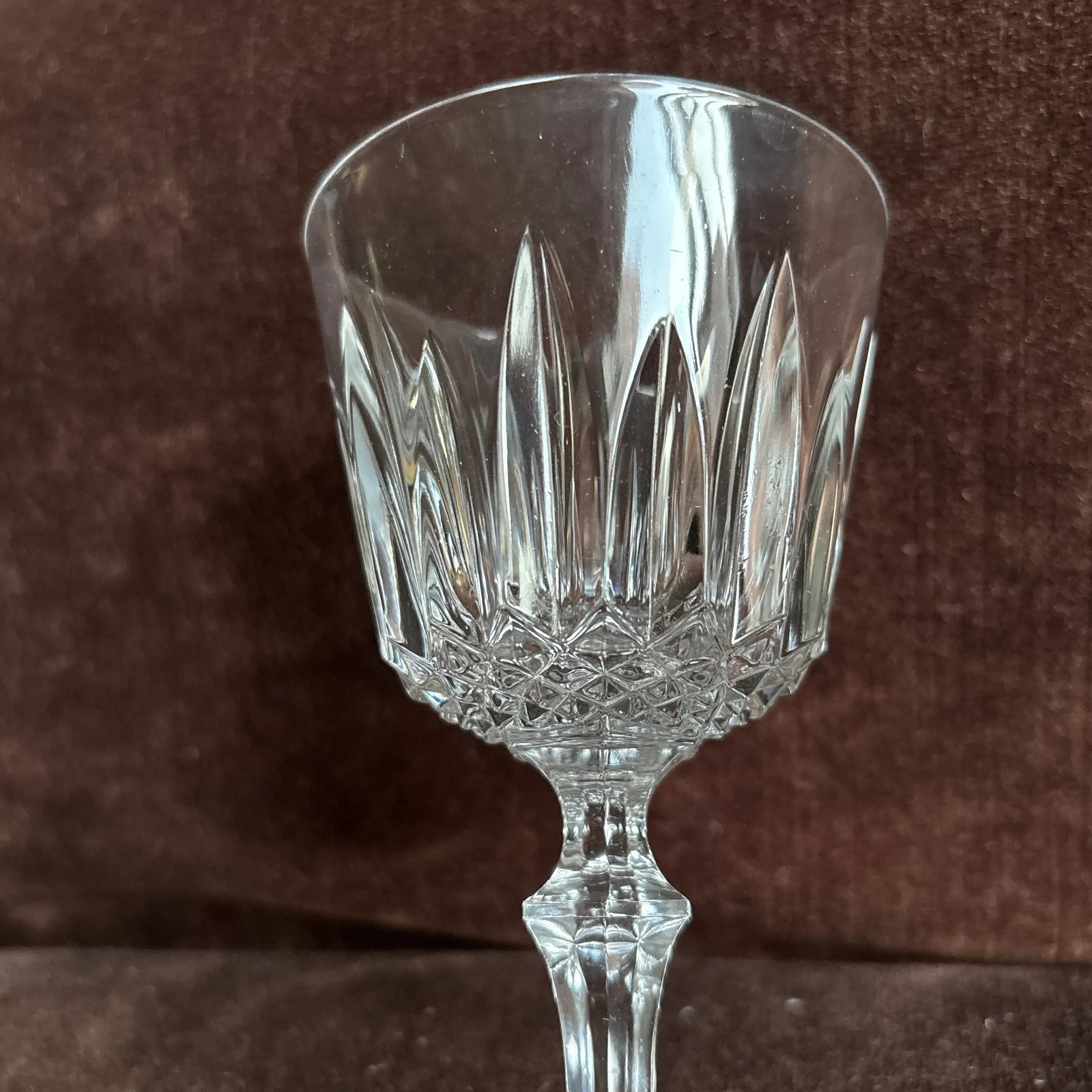 French Antique Crystal Wine Glasses and Champagne Flutes - Set of 28 - 6