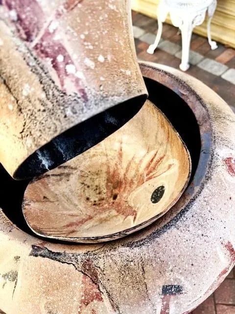 Mid 20th Century Southwestern Influenced Fiberglass 3 Part Fountain - 9