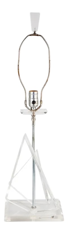 Van Teal Lucite Iceberg Sculptural Lamp (1 of 9)