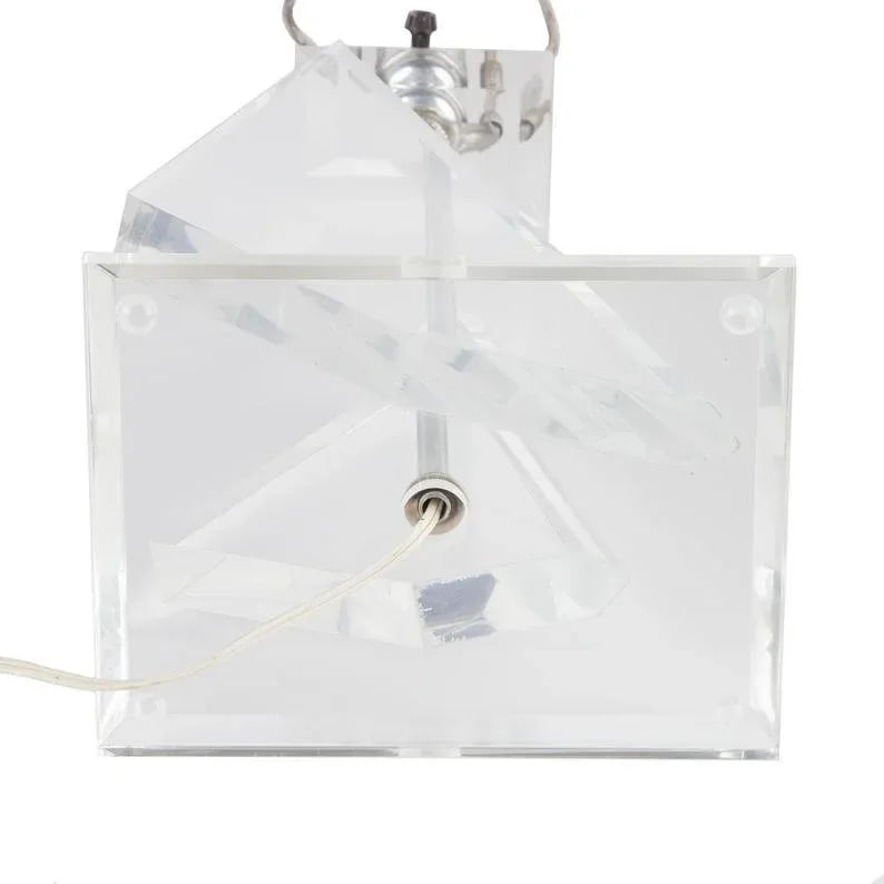 Van Teal Lucite Iceberg Sculptural Lamp - 5