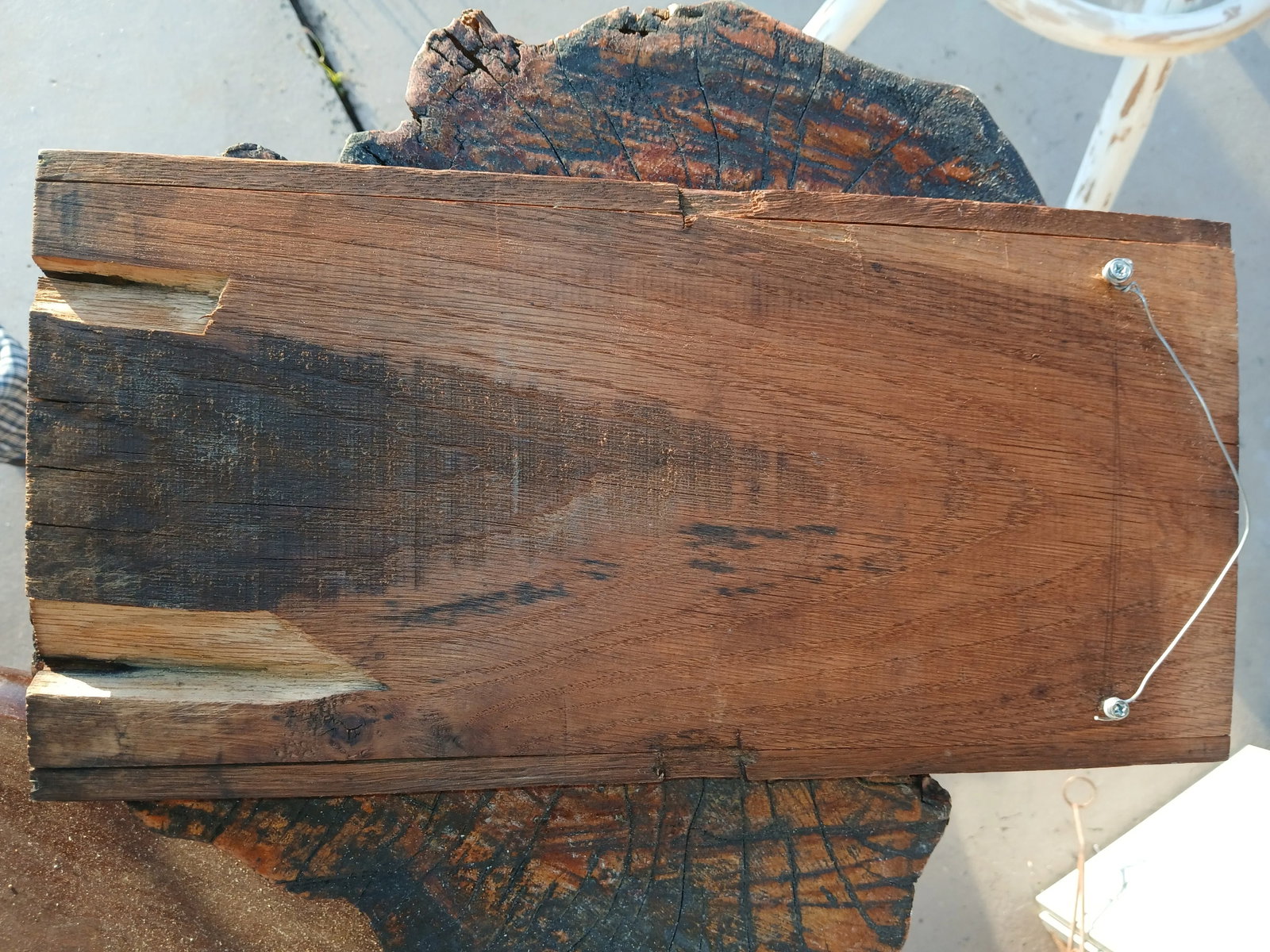Antique American Hand Carved Oak Wall Art - 9