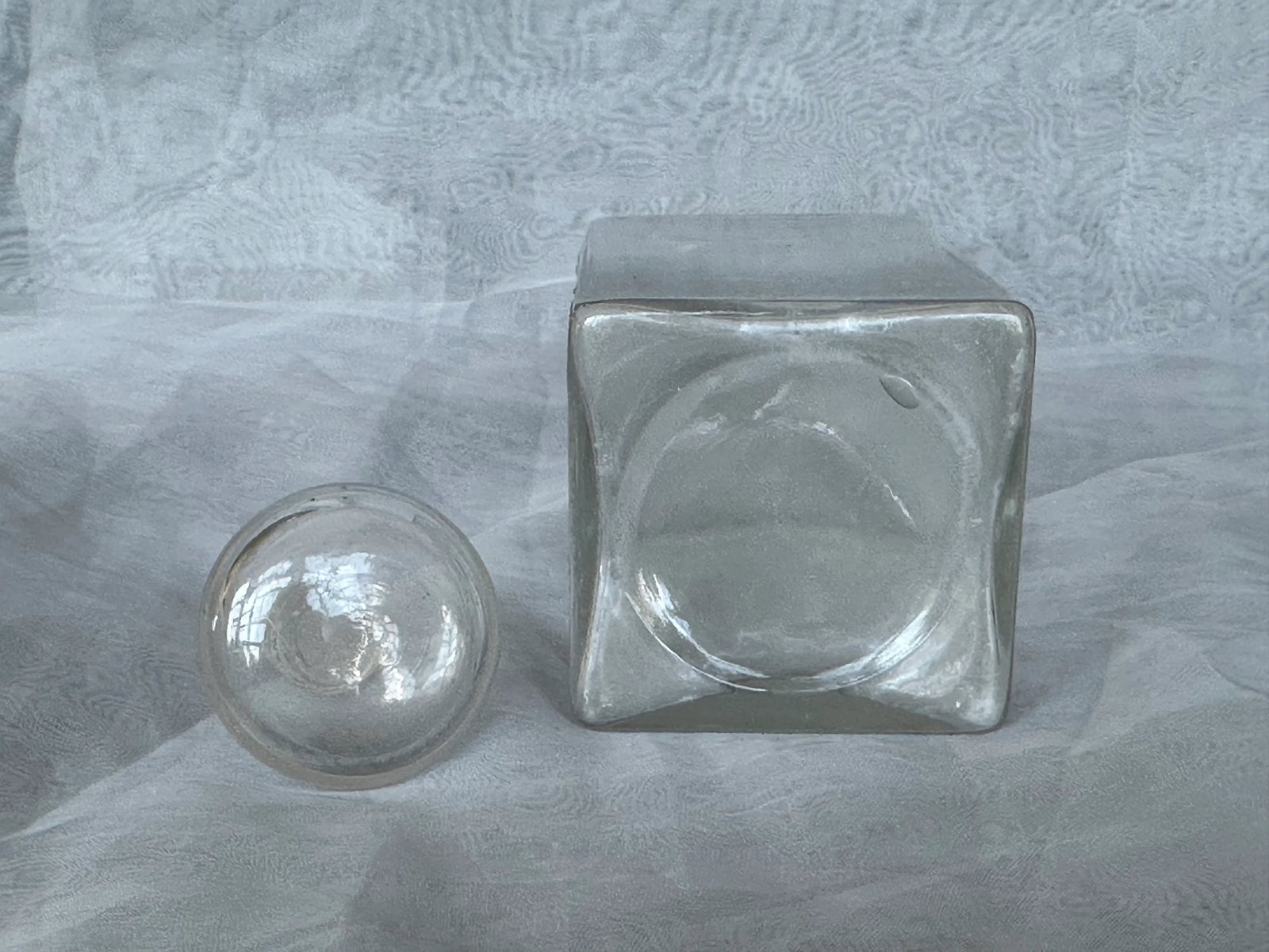 Antique Glass Apothecary Bottle - 10