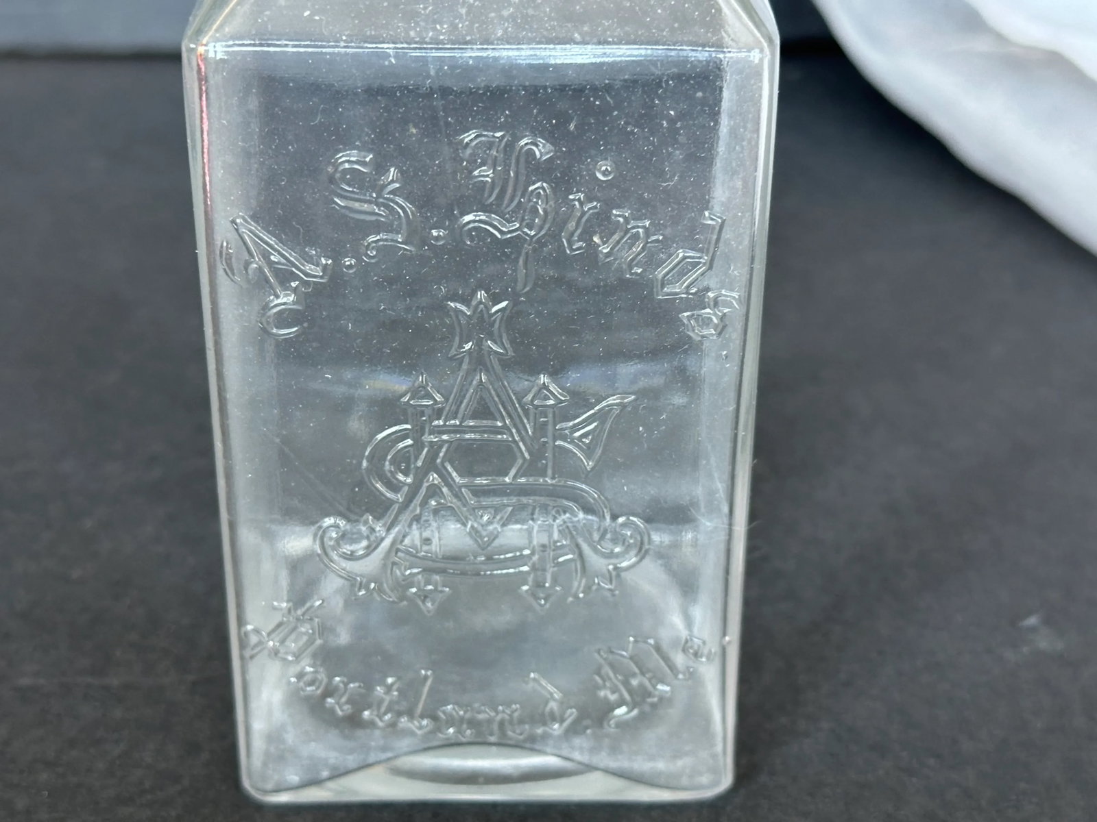Antique Glass Apothecary Bottle - 7