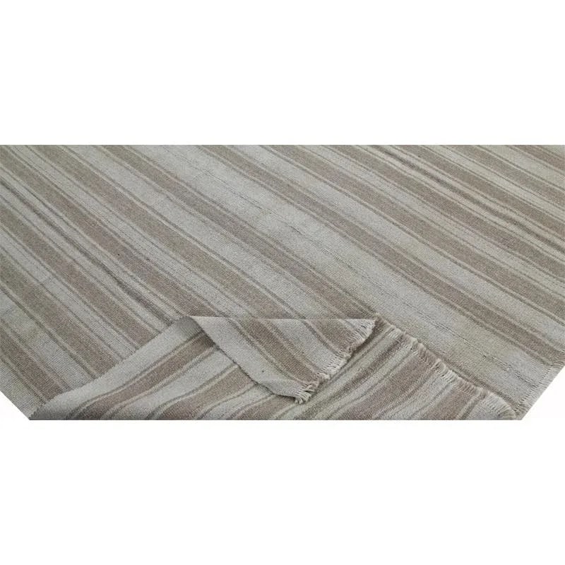 Handwoven Flatweave Handwoven Scandinavian Style Persian Kilim Rug - 5'10'' * 7'10" - 3