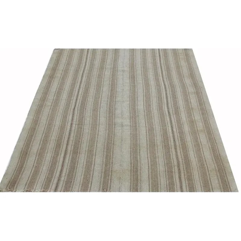 Handwoven Flatweave Handwoven Scandinavian Style Persian Kilim Rug - 5'10'' * 7'10" - 9