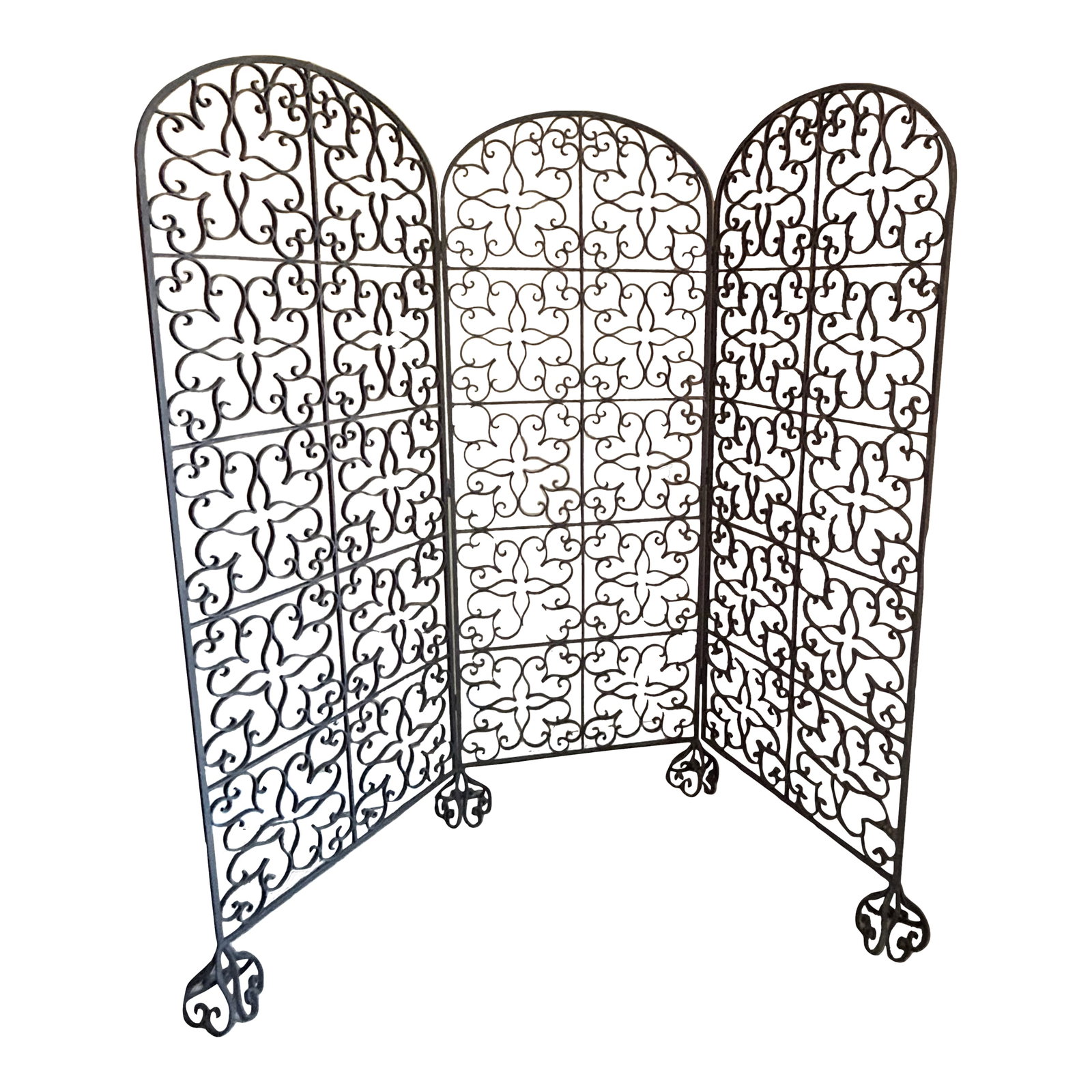 Custom Made Wrought Iron Screen (1 of 4)