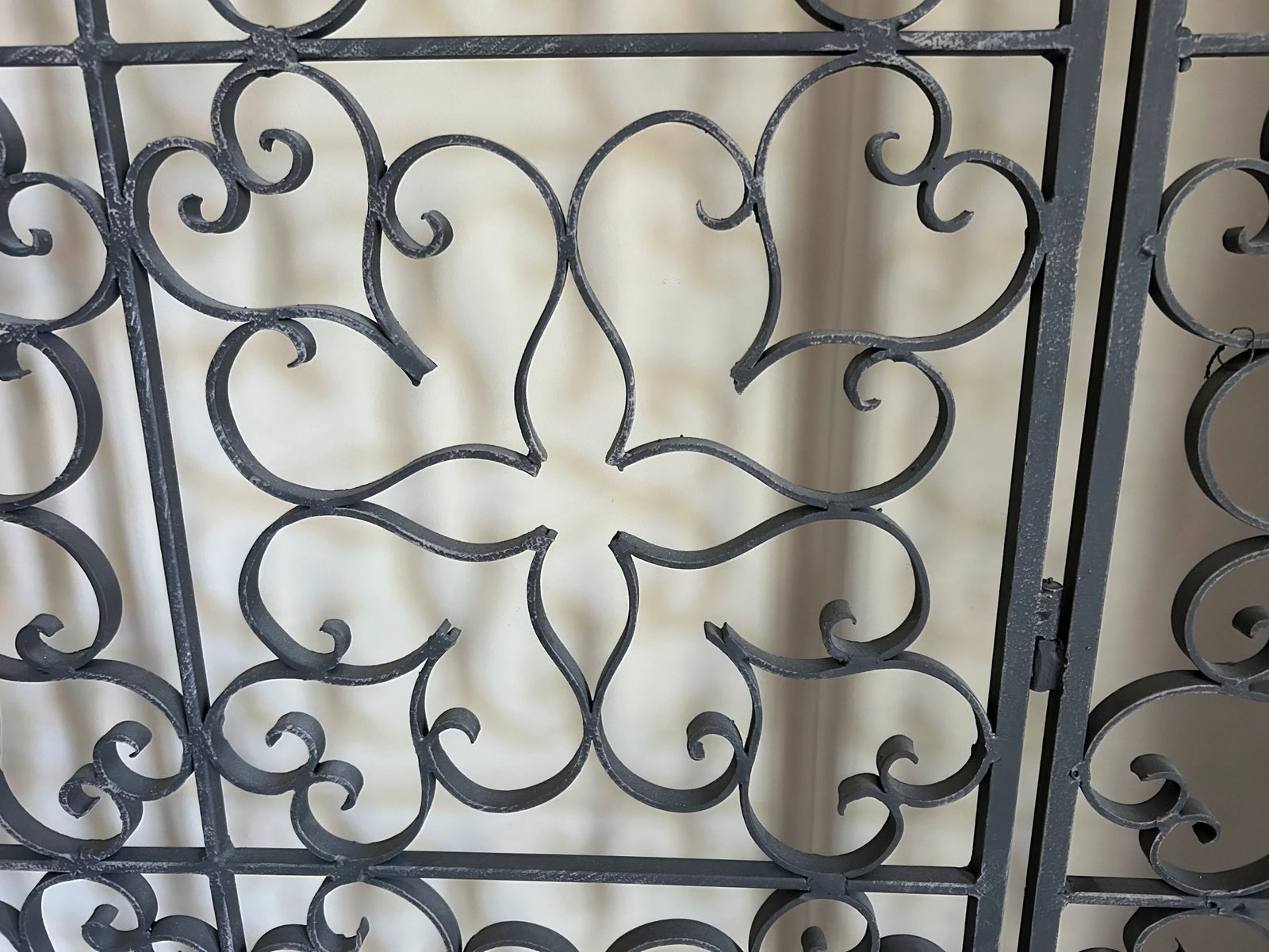 Custom Made Wrought Iron Screen - 3