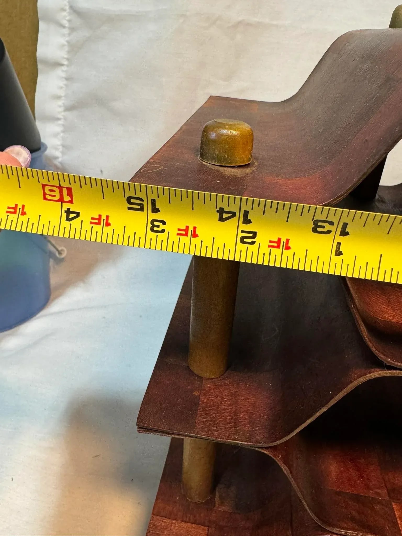 1960s Rosewood & Beech Bentwood Wine Rack by Torsten Johansson for Ab Formtra - 9