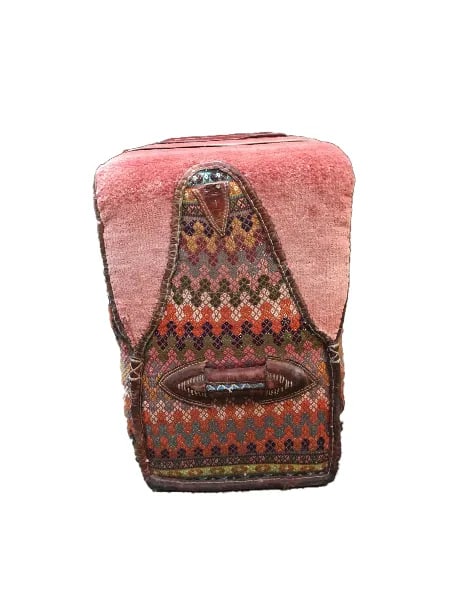 Antique Persian Mafrash Red Camel Cargo Home Decor Object - 2