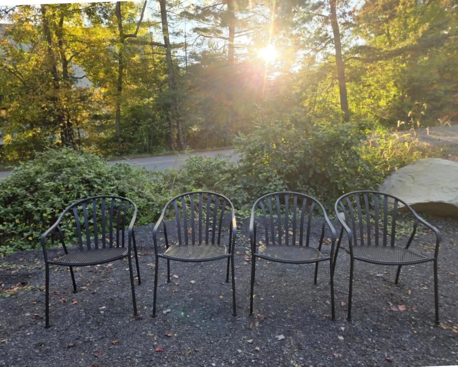Woodard Wrought Iron Outdoor Chairs - 2