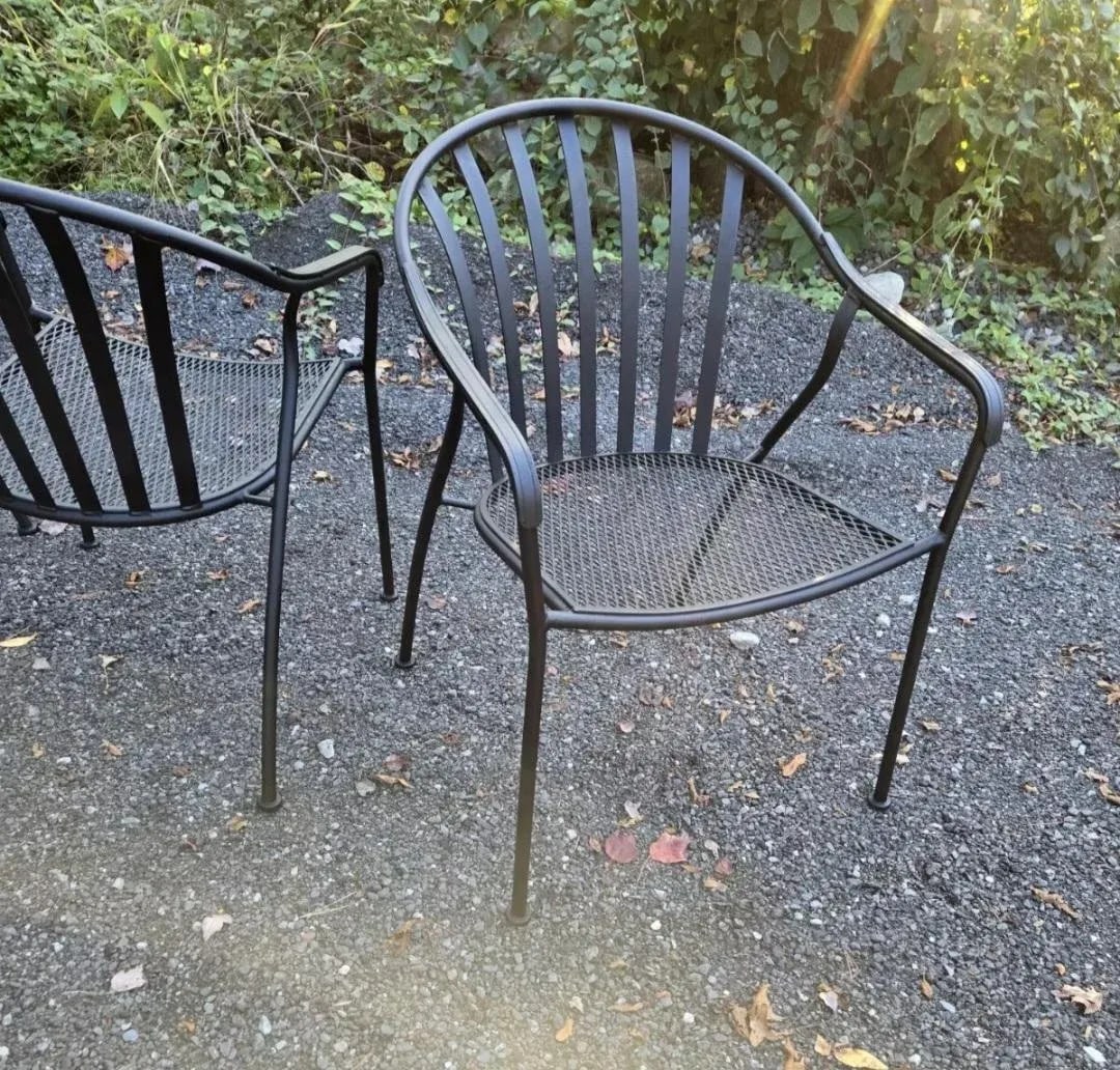 Woodard Wrought Iron Outdoor Chairs - 4