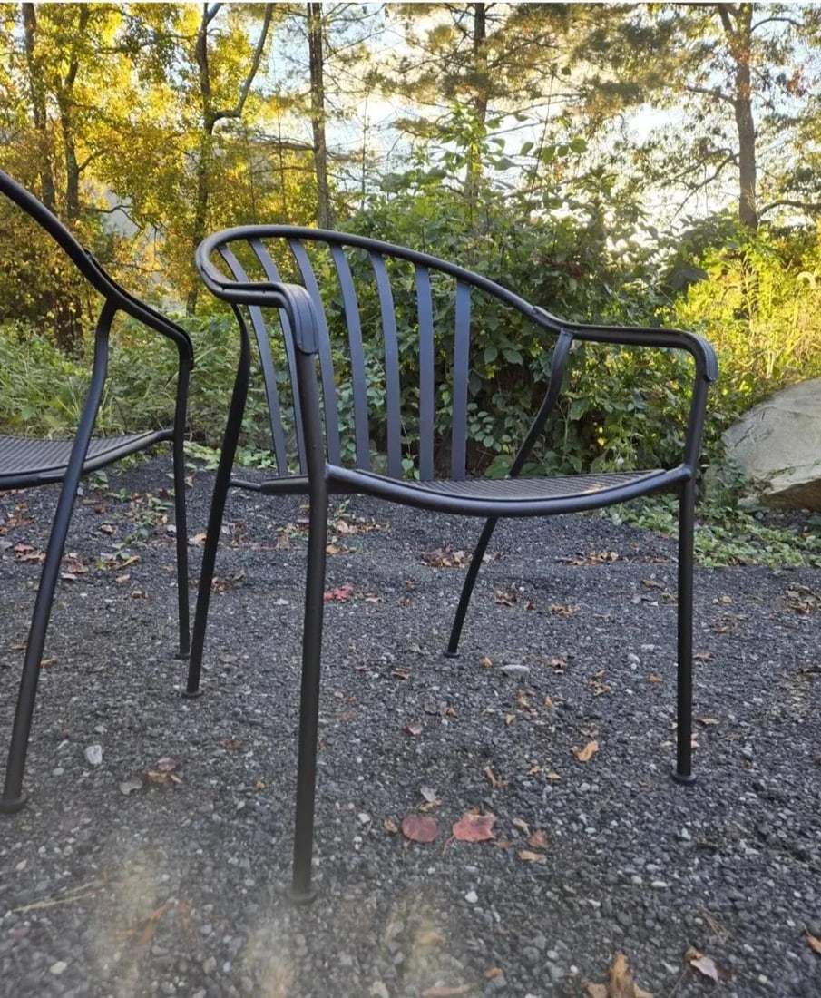Woodard Wrought Iron Outdoor Chairs - 5