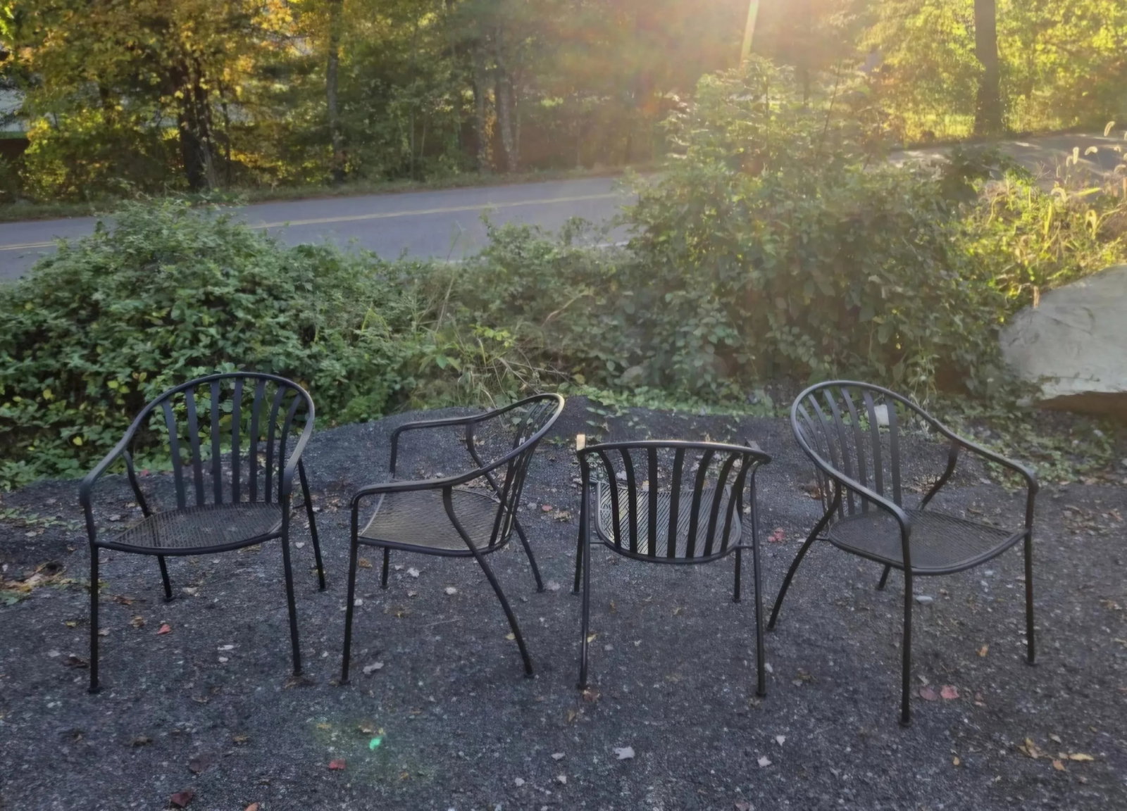 Woodard Wrought Iron Outdoor Chairs - 7