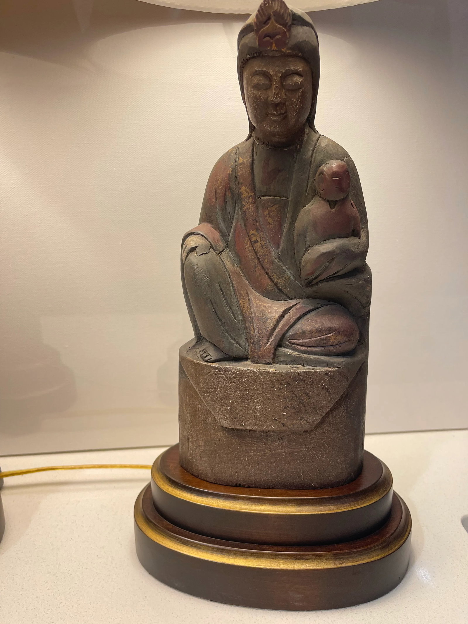 Frederick Cooper Guan Yin (Boddhisattva of Compassion) Statue Figurine Lamps - Set of 2 - 2