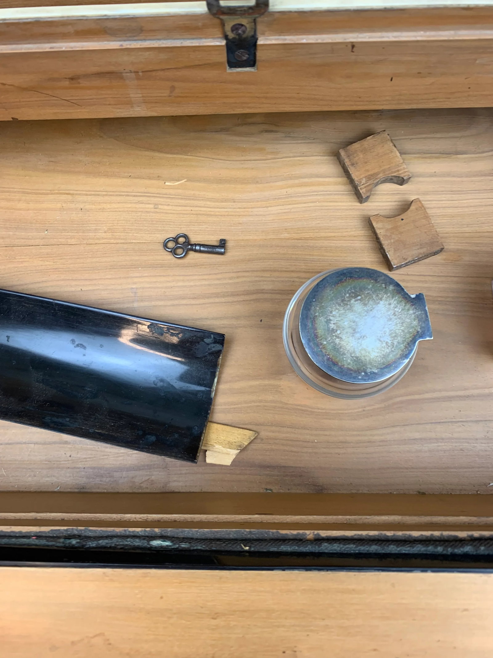 Late 19th Century Antique Campaign Lap Desk - 11