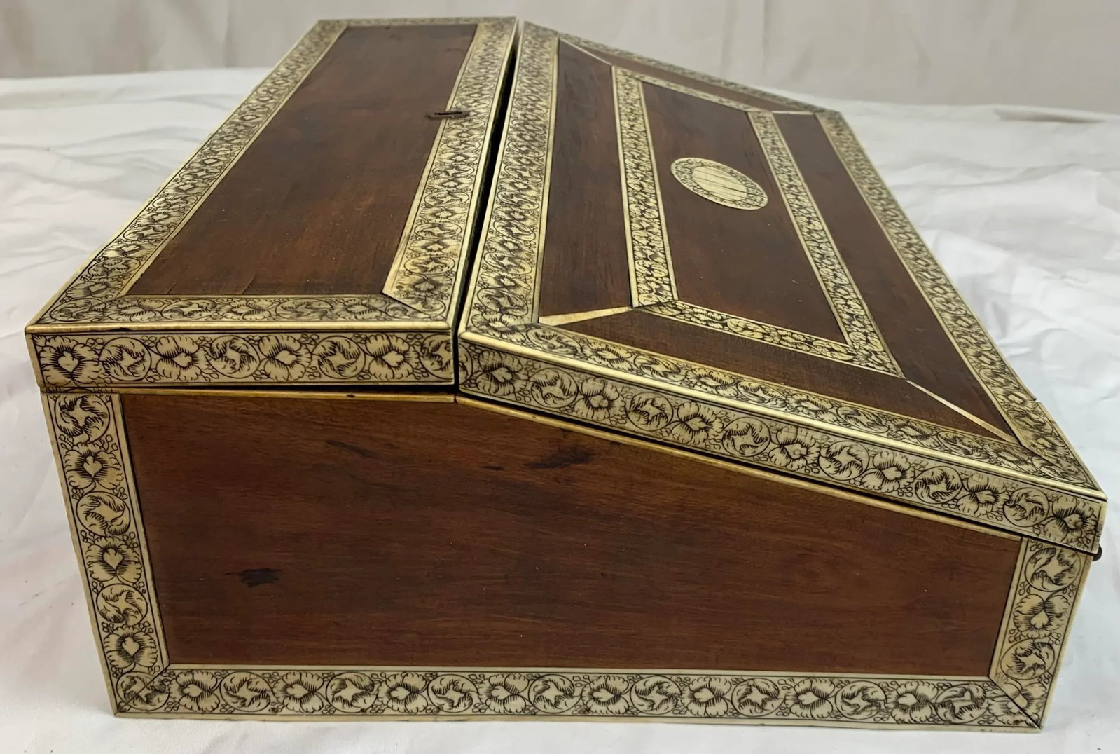 Late 19th Century Antique Campaign Lap Desk - 2